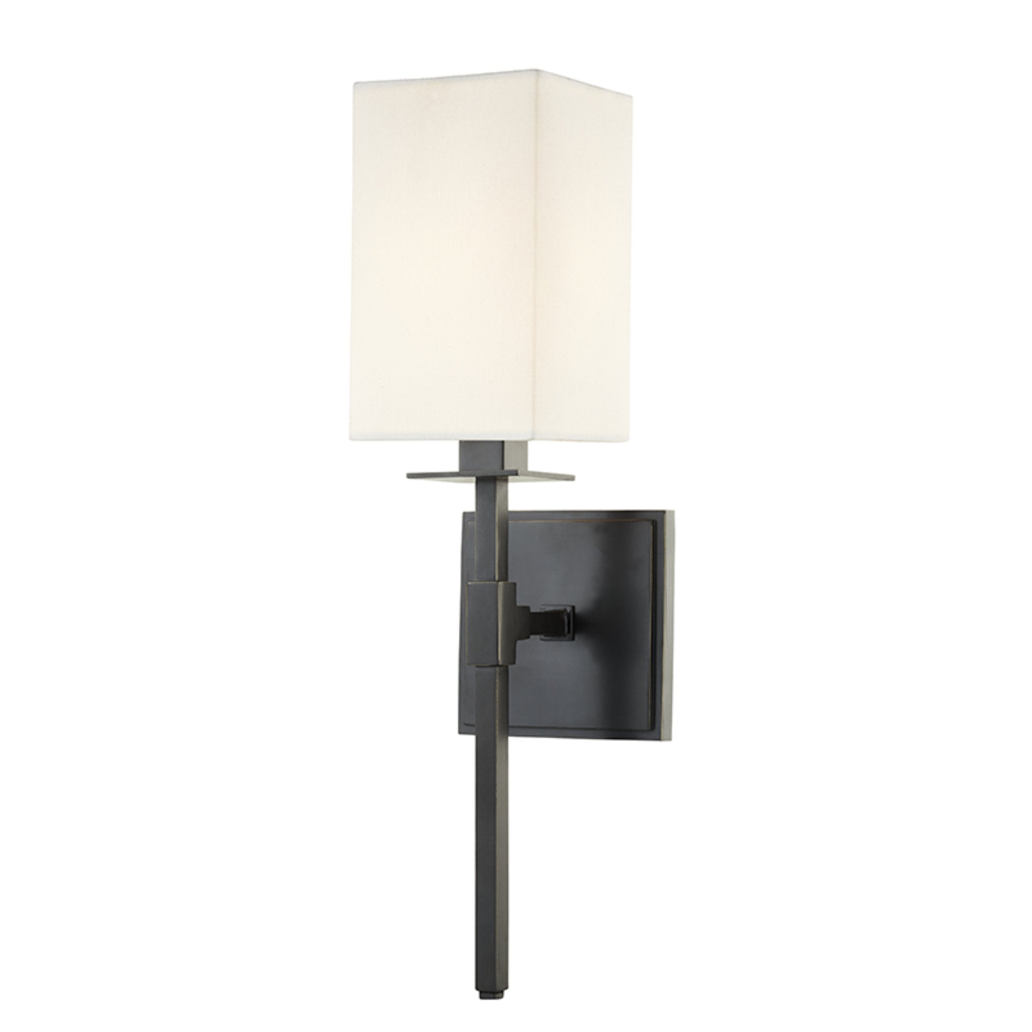 Taunton 1-Light Wall Sconce in Old Bronze 4.5L x 4.5W x 17.25H