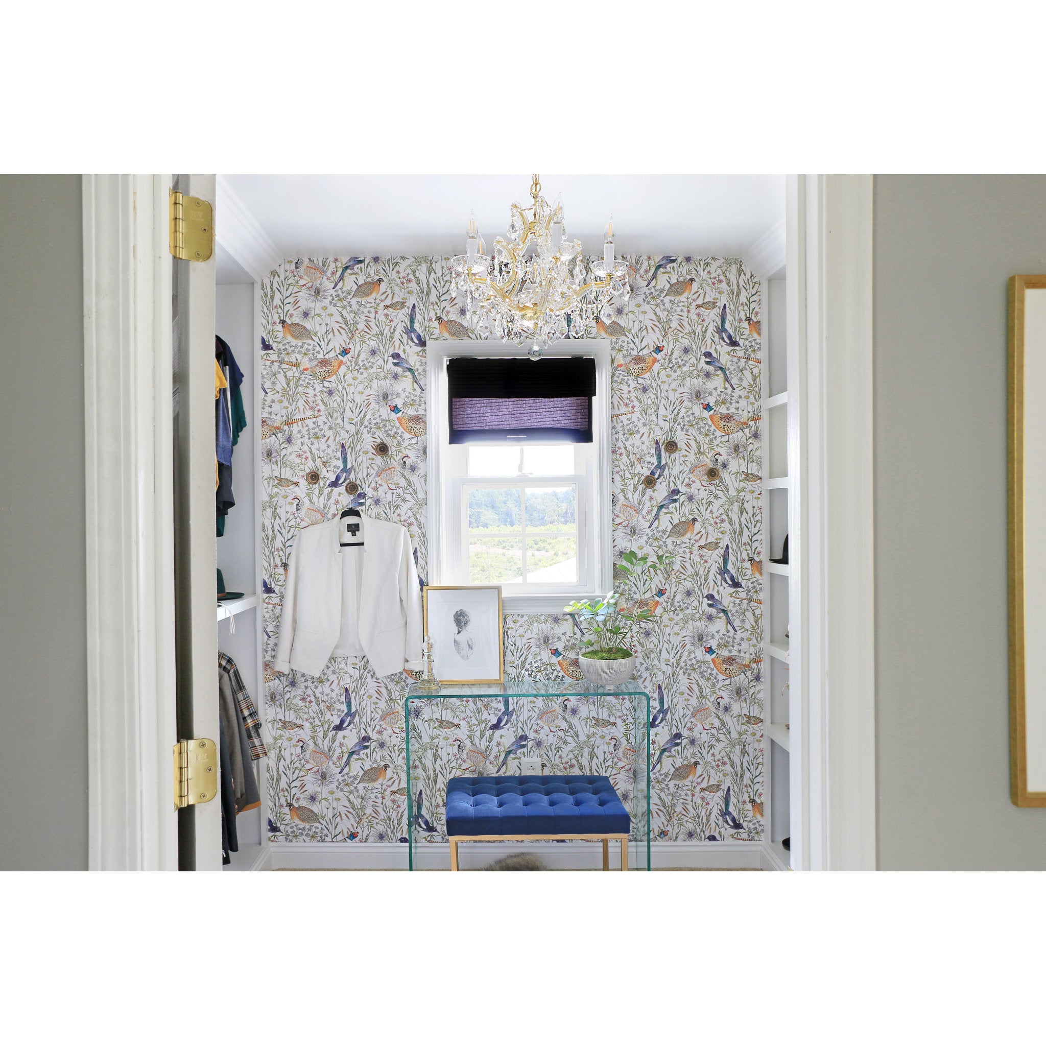 Crystorama 4405-GD-CL-SAQ Maria Theresa 6 Light Spectra Crystal Gold Mini Chandelier