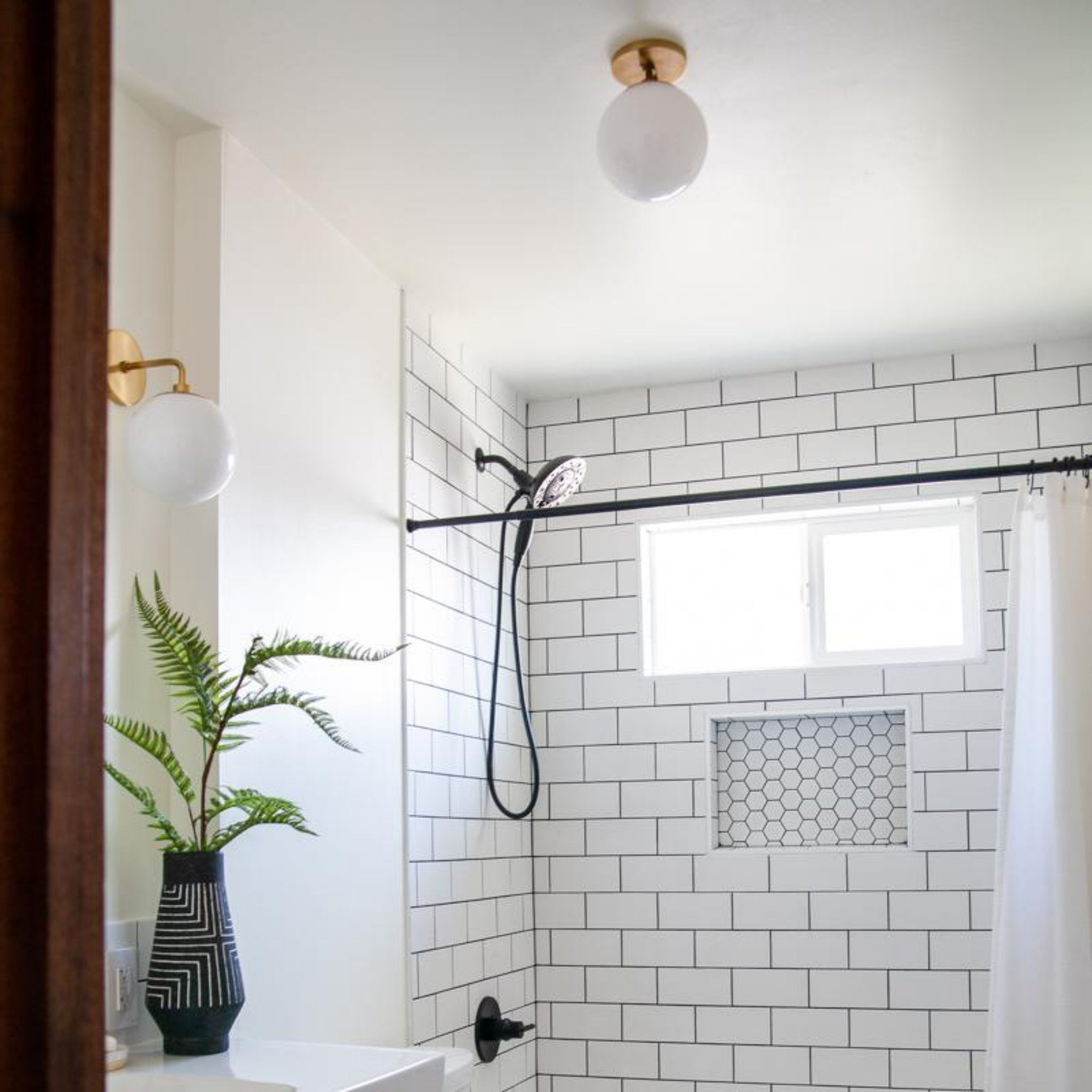 Stella 1-Light Wall Sconce in Aged Brass 7L x 7W x 11.5H