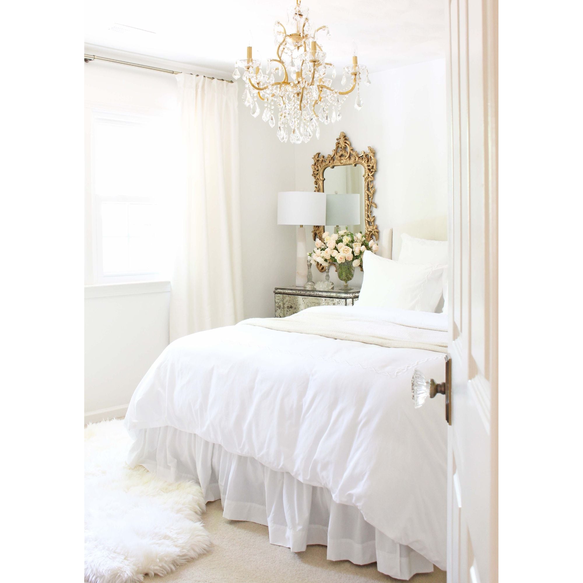 Filmore 23'' Hand Cut Crystal Antique Gold Chandelier Gold 23"W x 27.5"H x 23"D