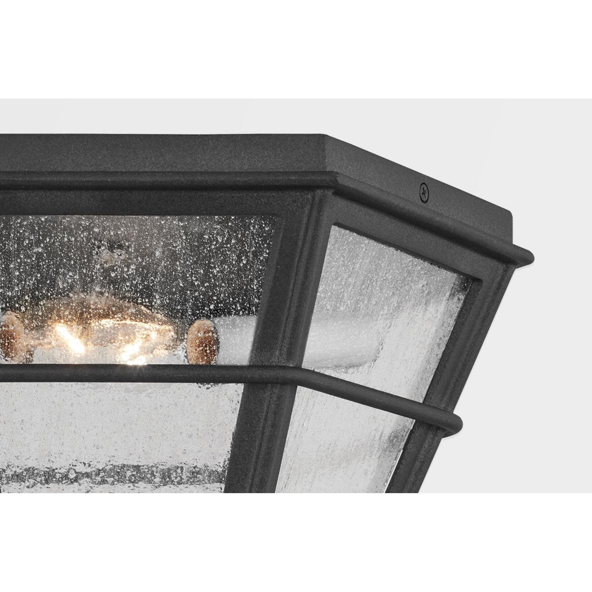 Lake County Lantern 4-Light Outdoor LED in French Iron 11.5L x 11.5W x 25.75H