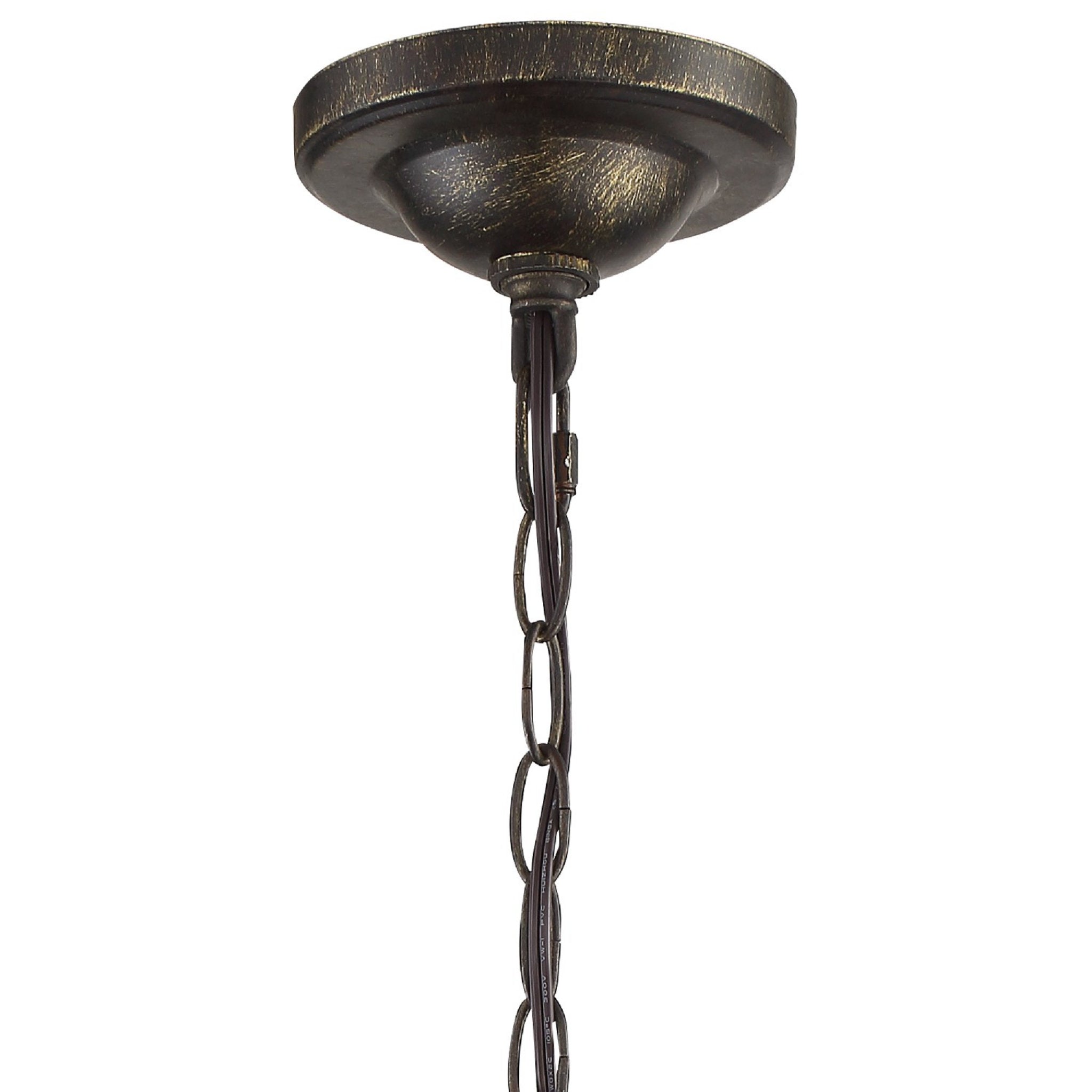 Crystorama 4534-EB-CL-MWP Paris Market Mini Chandelier in English Bronze