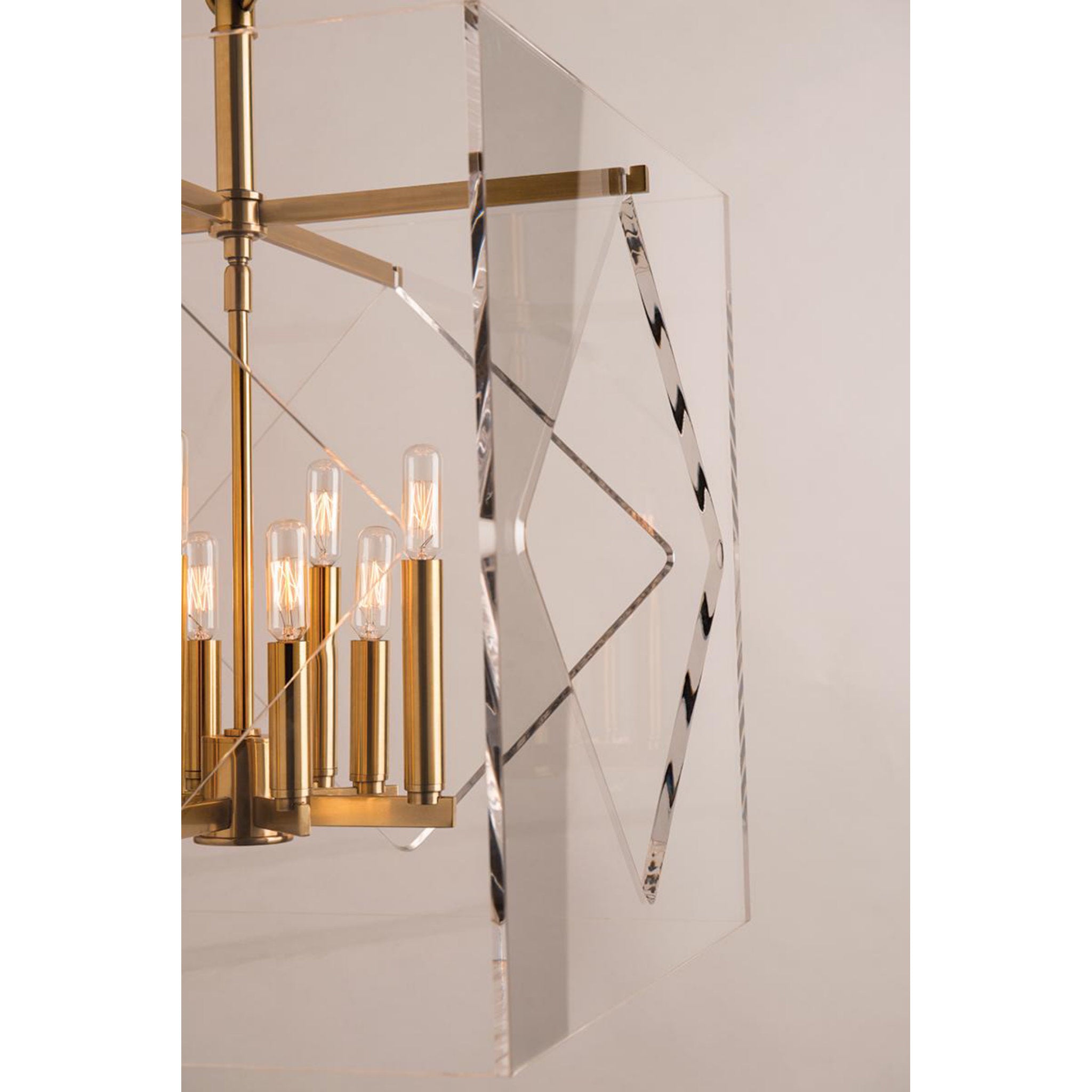 Travis 8-Light Pendant in Polished Nickel 16L x 16W x 21.5H