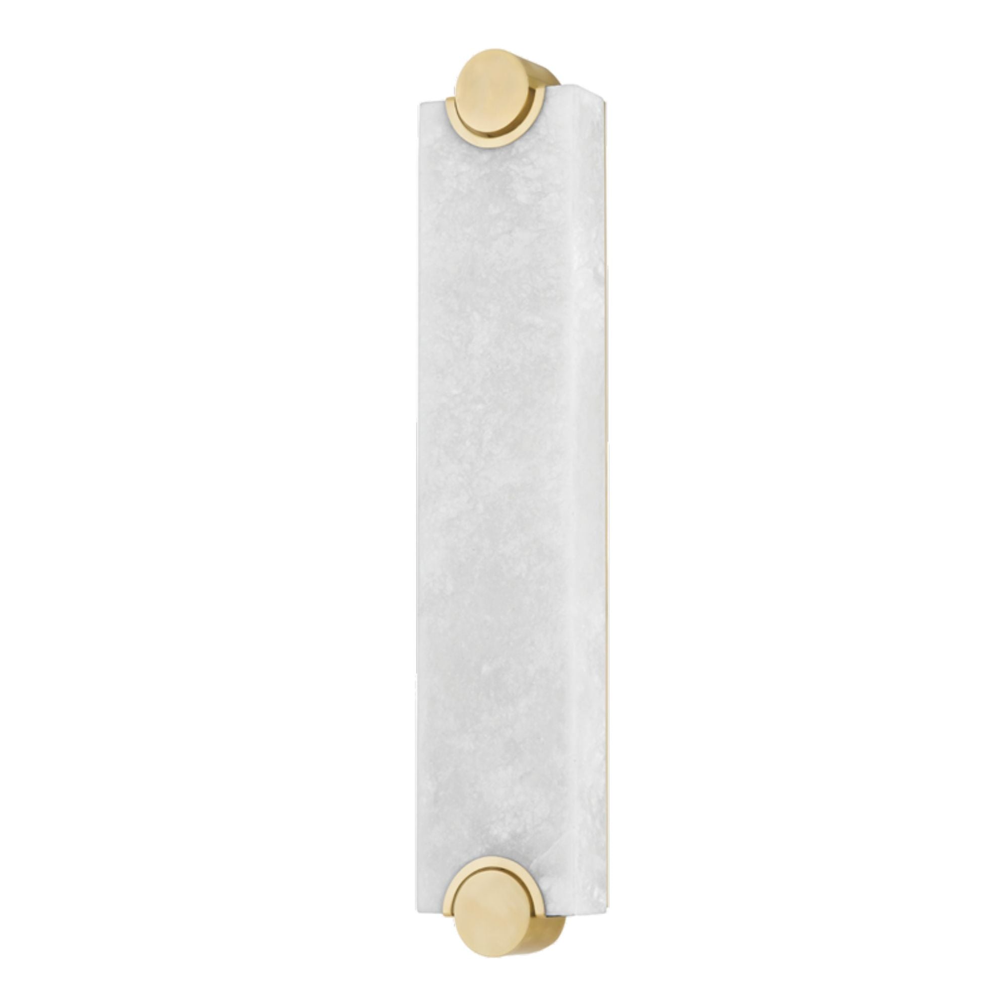 Brant 1-Light Wall Sconce in Aged Brass 5L x 5W x 25H