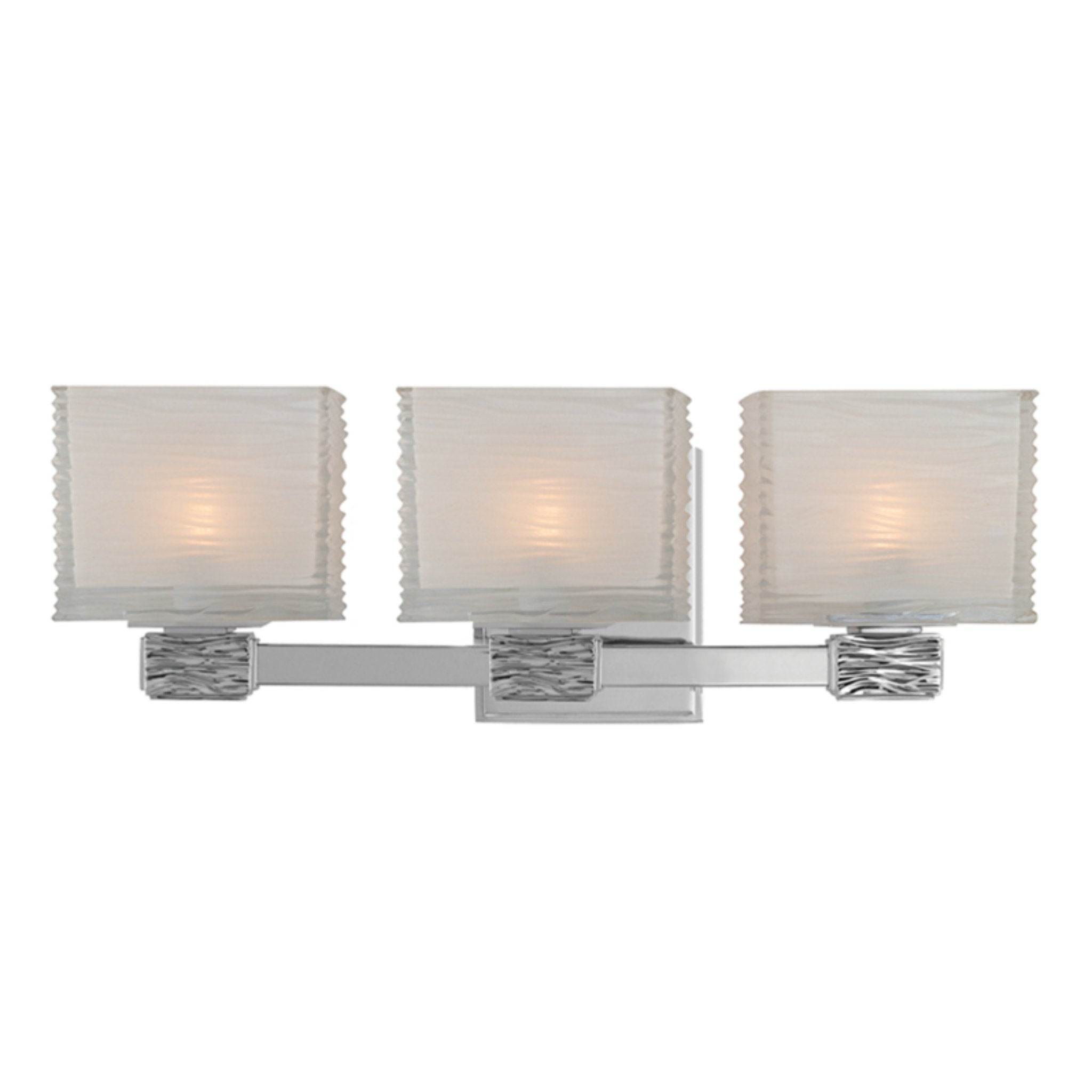 Hartsdale 3-Light Bath and Vanity in Polished Nickel 19L x 19W x 6.25H