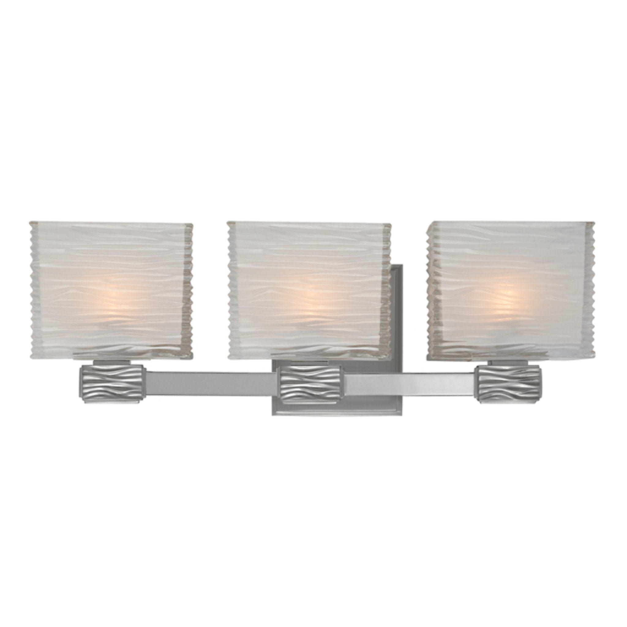 Hartsdale 3-Light Bath and Vanity in Satin Nickel 19L x 19W x 6.25H