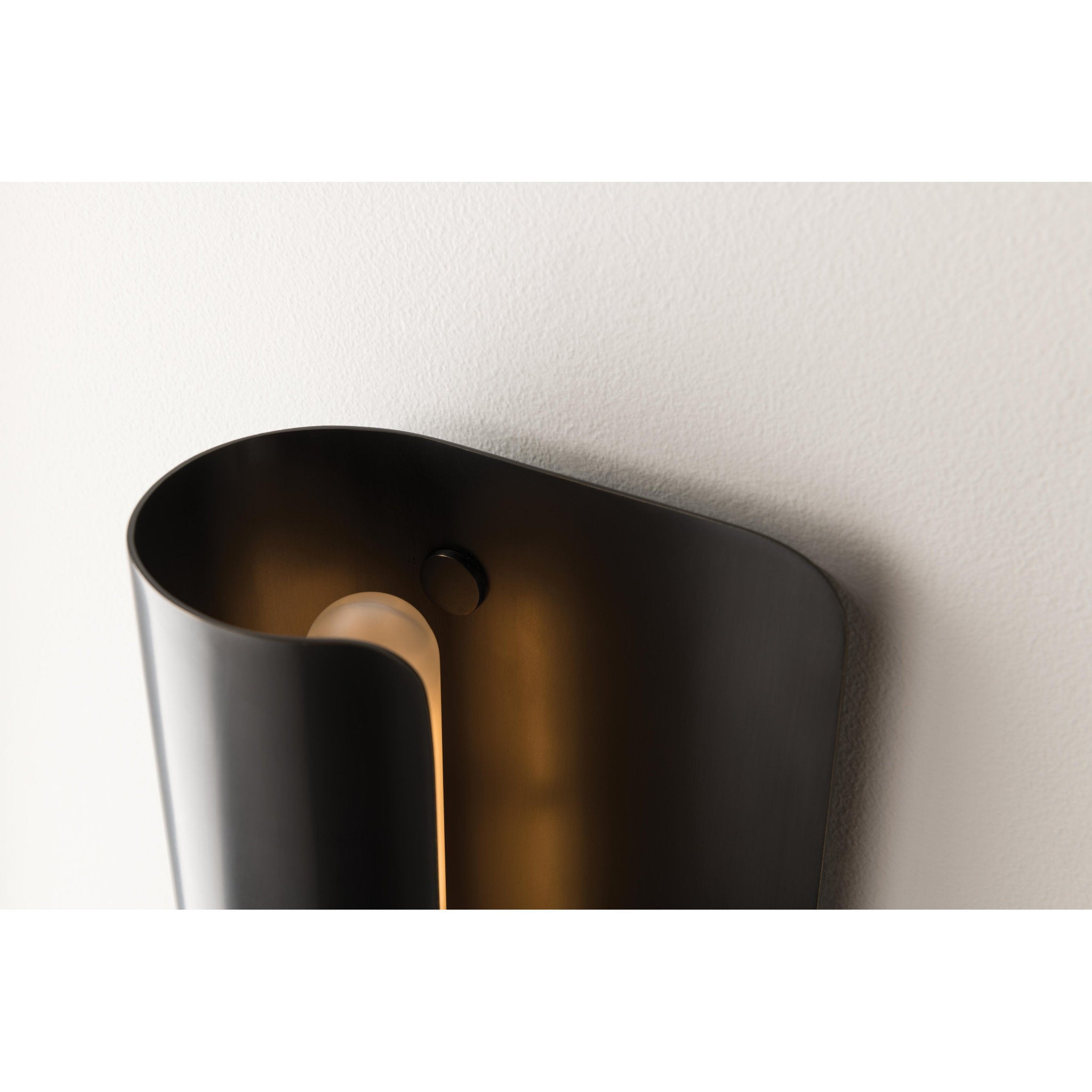 Accord 1-Light Wall Sconce in Aged Brass 5.5L x 5.5W x 13H