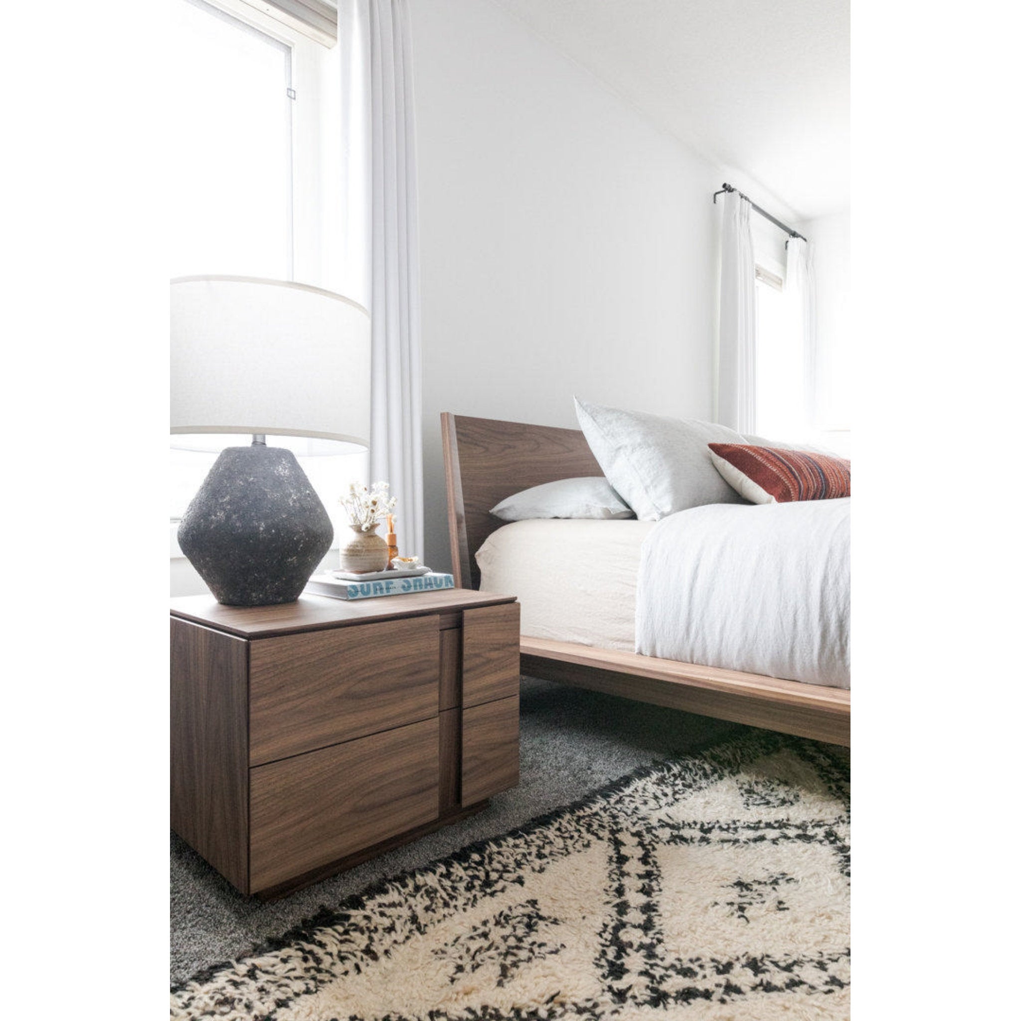 Artifact Table Lamp 1-Light LED in Lava 16.75L x 16.75W x 23H