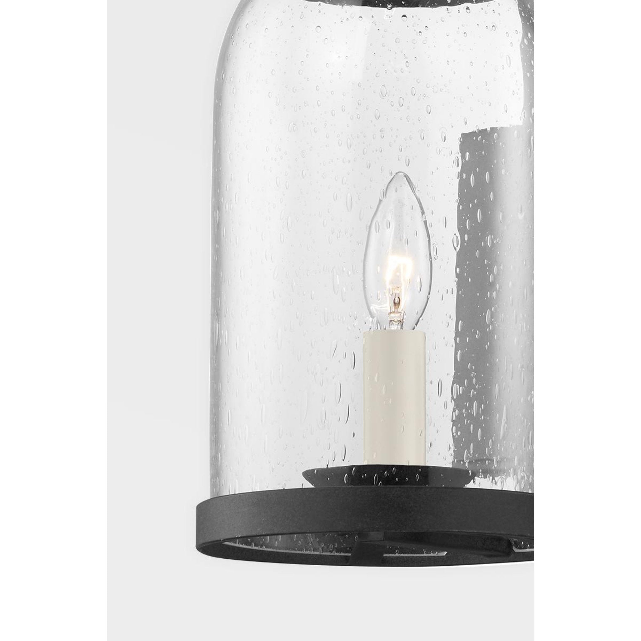 Napa County Pendant 4-Light Outdoor LED in French Iron 12L x 12W x 26.75H