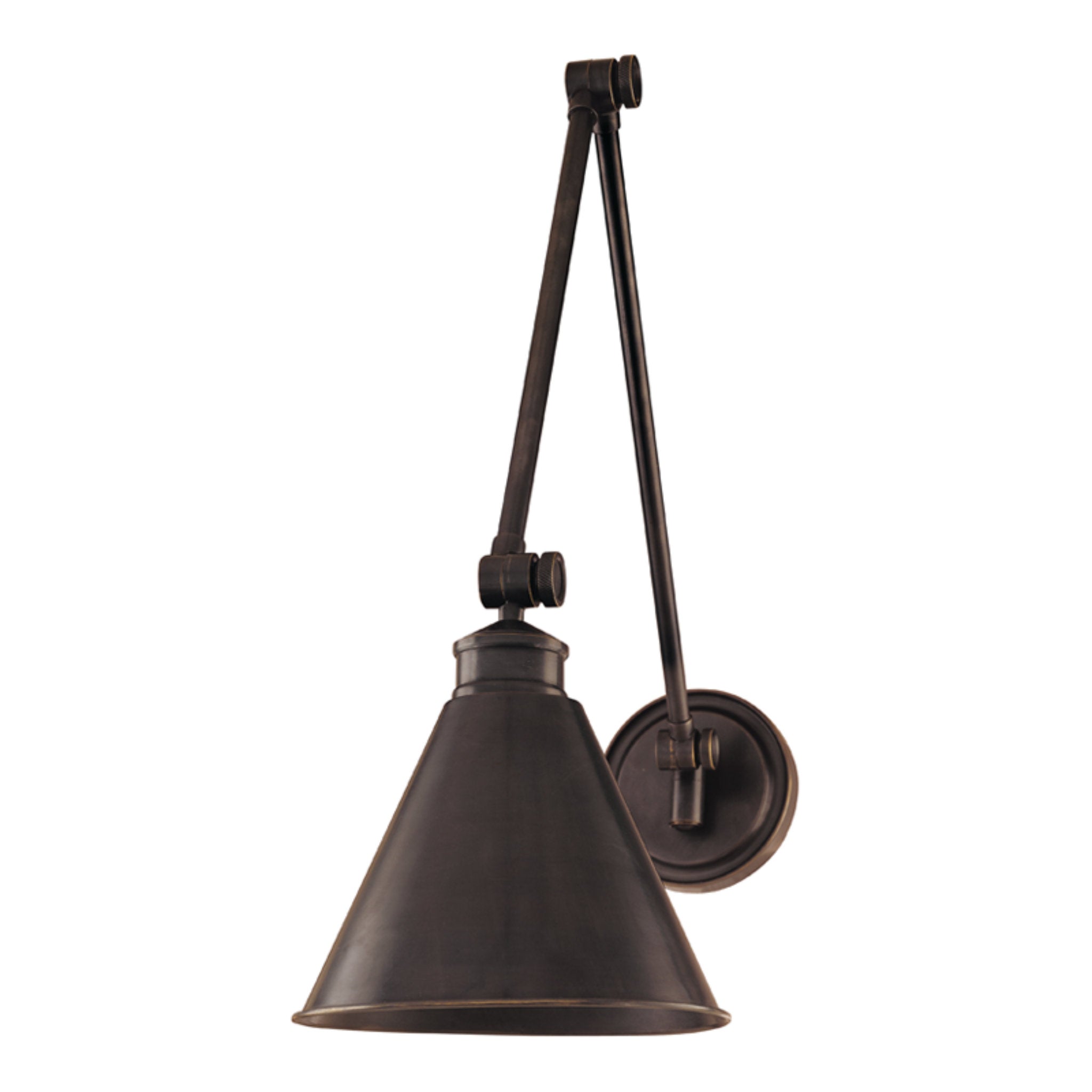 Exeter 1-Light Wall Sconce in Old Bronze 8L x 8W x 19H