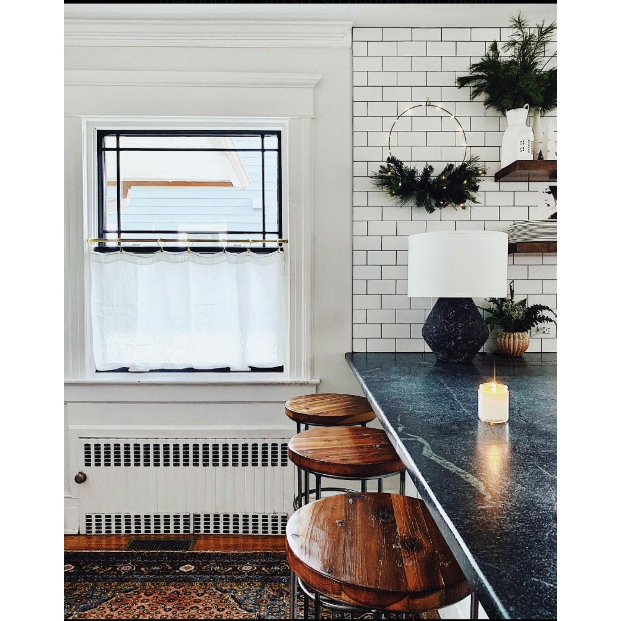 Artifact Table Lamp 1-Light LED in Lava 16.75L x 16.75W x 23H