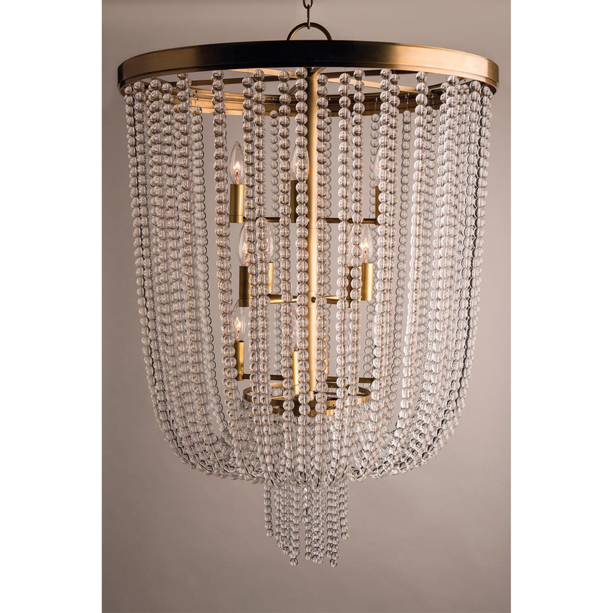 Royalton 6-Light Chandelier in Aged Brass 18.25L x 18.25W x 27.75H