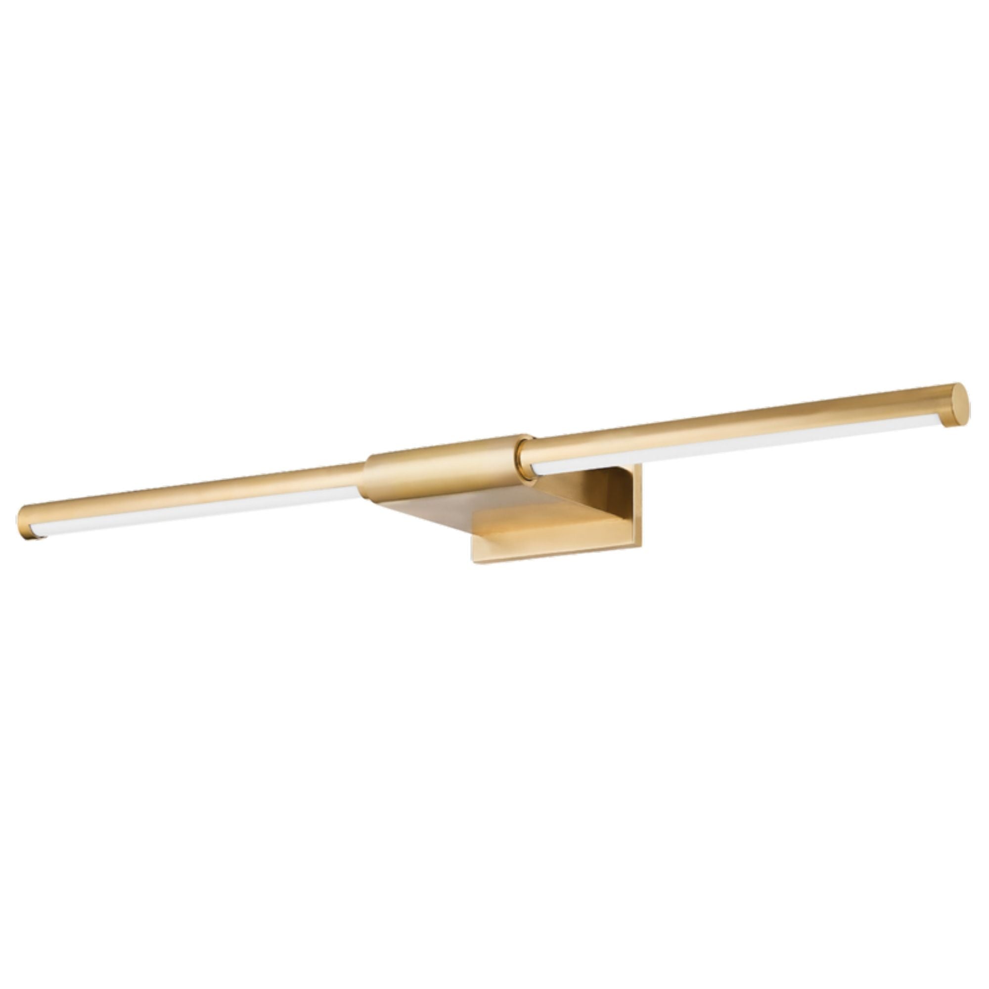 Jerome 1-Light Picture Light in Aged Brass 30L x 30W x 3H