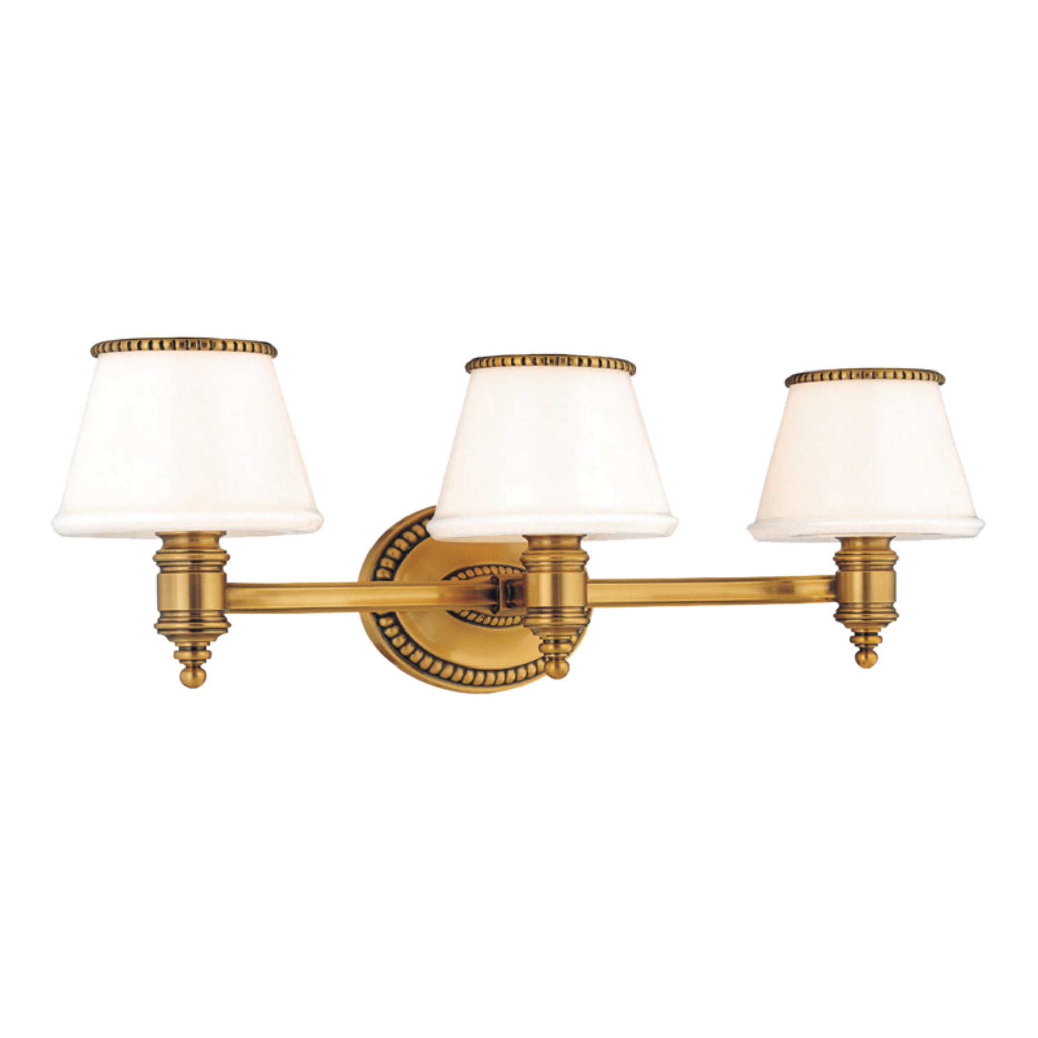 Richmond 3-Light Bath and Vanity in Flemish Brass 23.75L x 23.75W x 7.5H