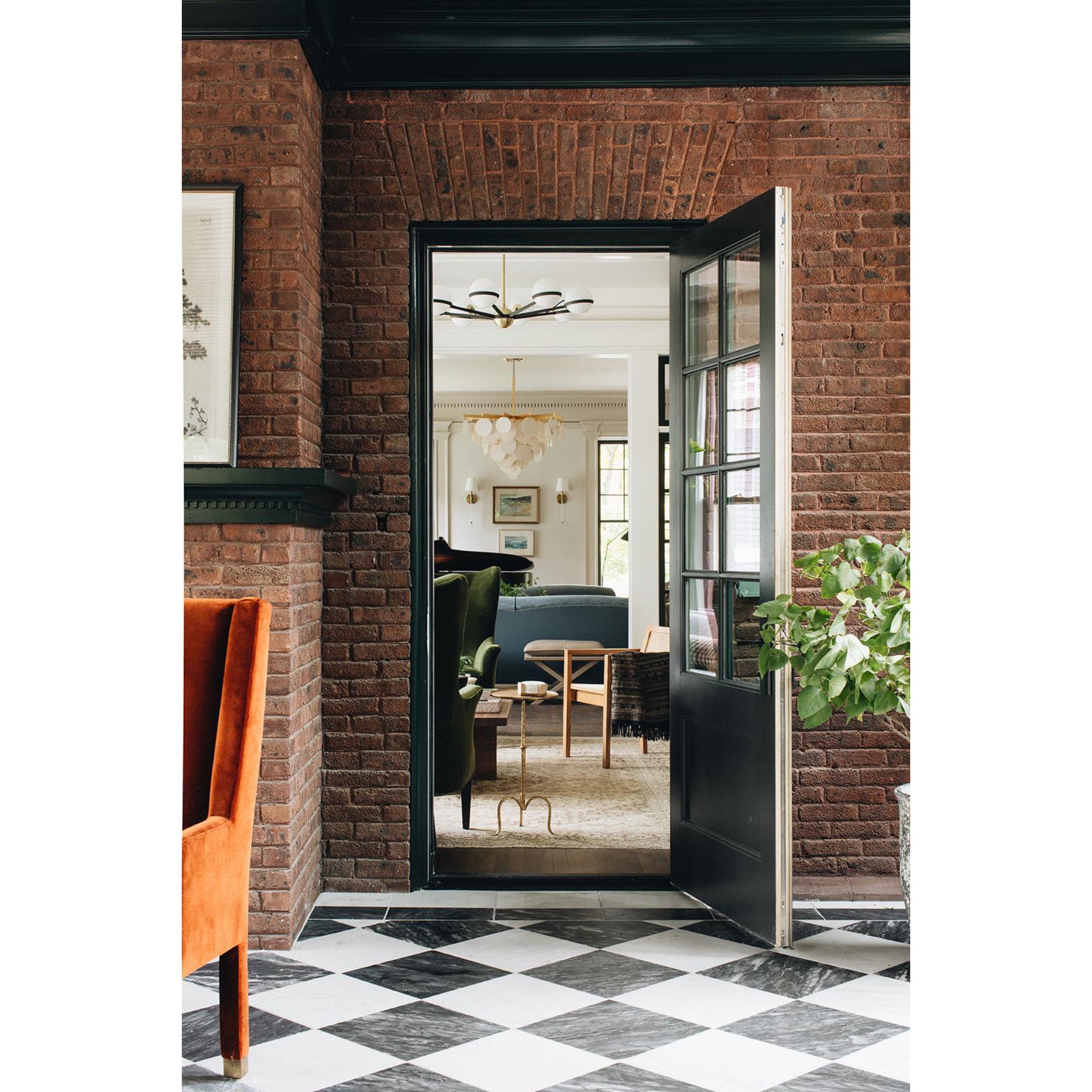 Blixen 1-Light Wall Sconce in Aged Brass 6L x 6W x 21H