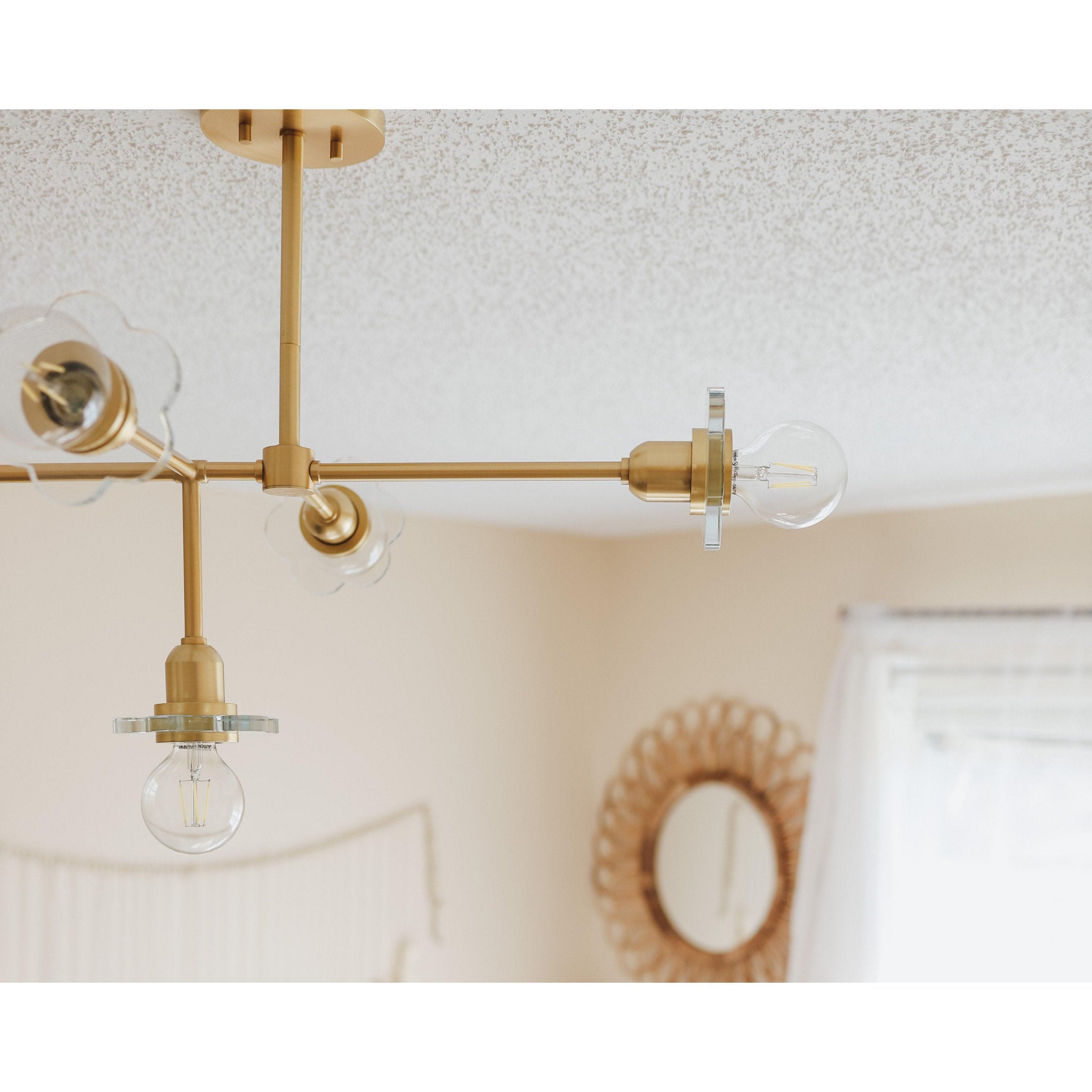 Alexa 5-Light Chandelier in Aged Brass 36.75L x 27.5W x 15H