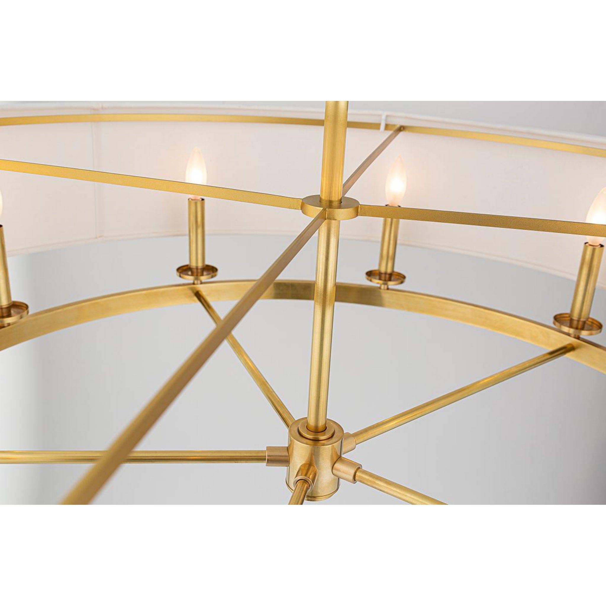 Durham 8-Light Linear in Aged Brass 20.25L x 39.25W x 11.75H