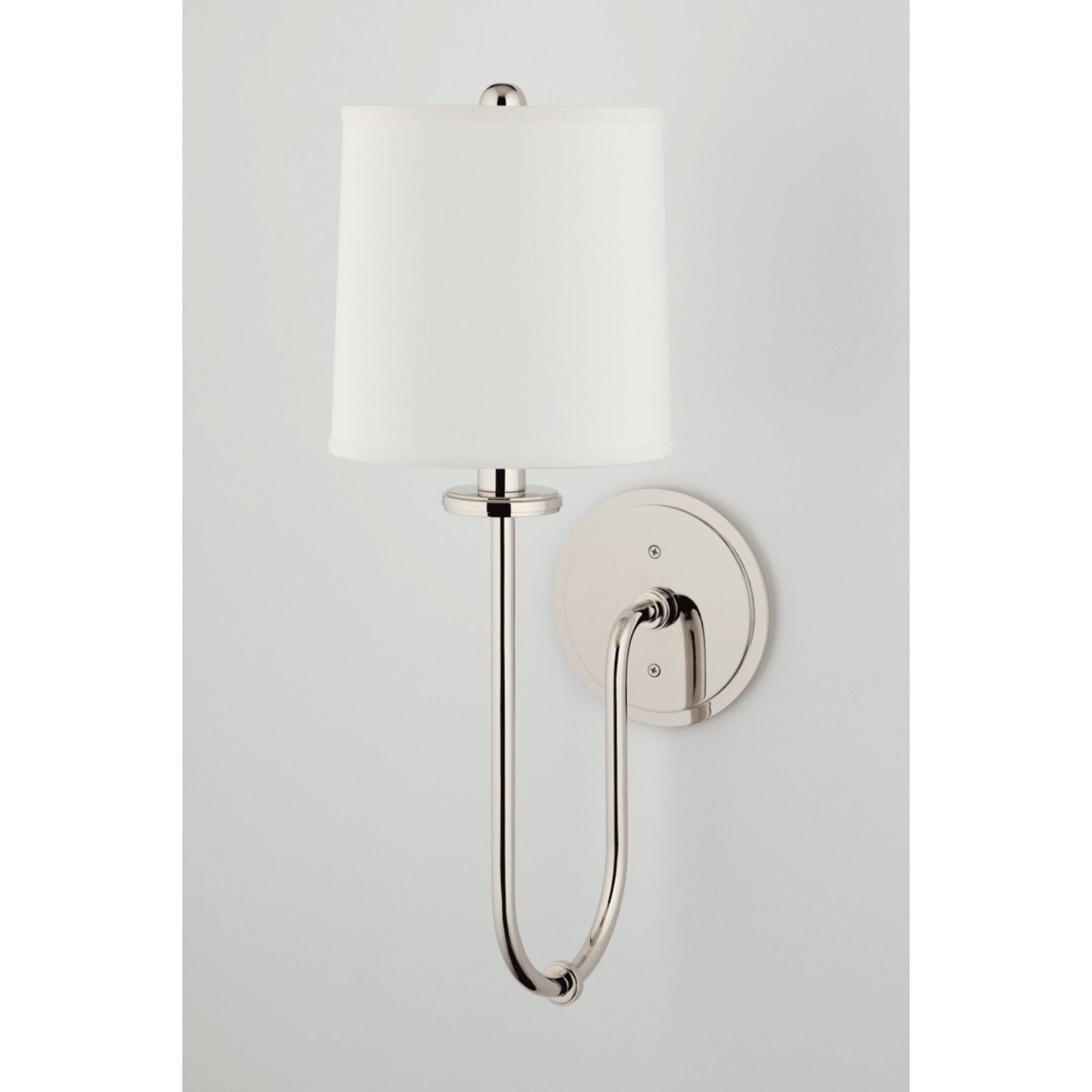 Jericho 1-Light Wall Sconce in Polished Nickel 7L x 7W x 20.5H