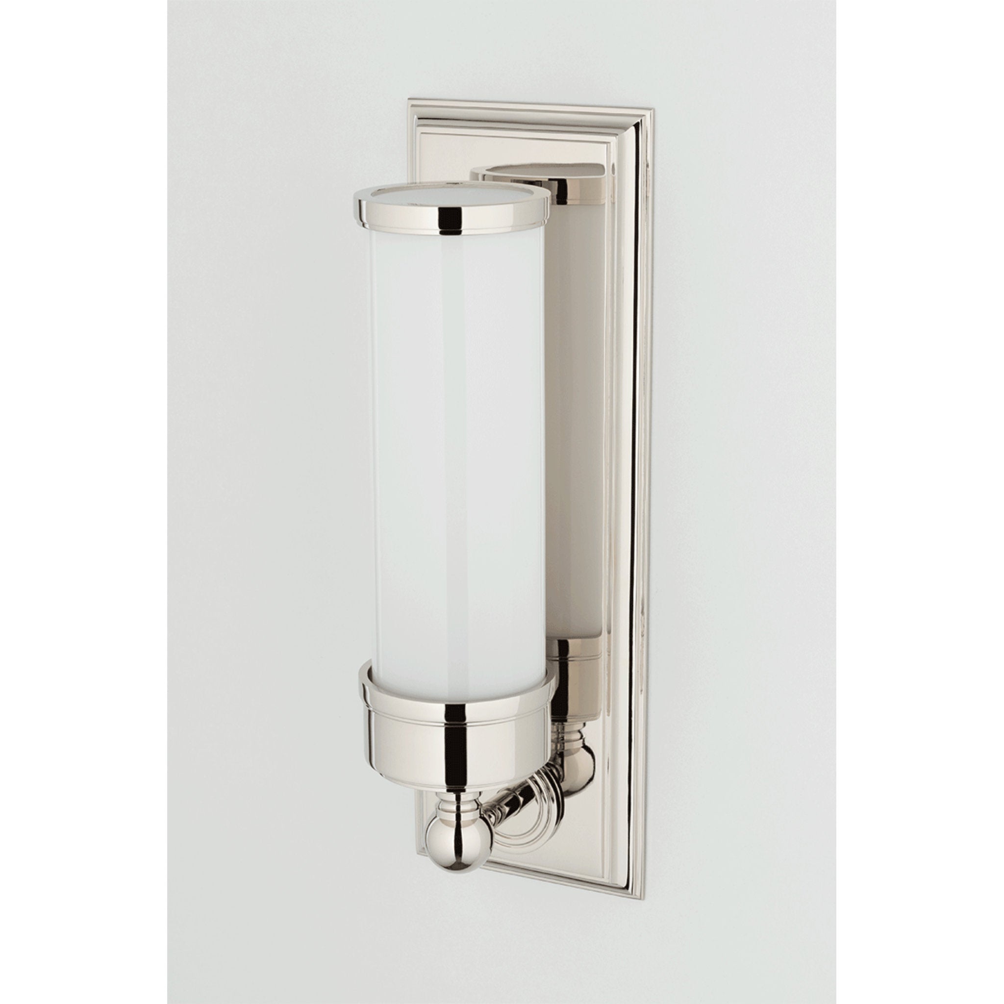 Everett 1-Light Bath and Vanity in Polished Nickel 4.75L x 4.75W x 14.25H