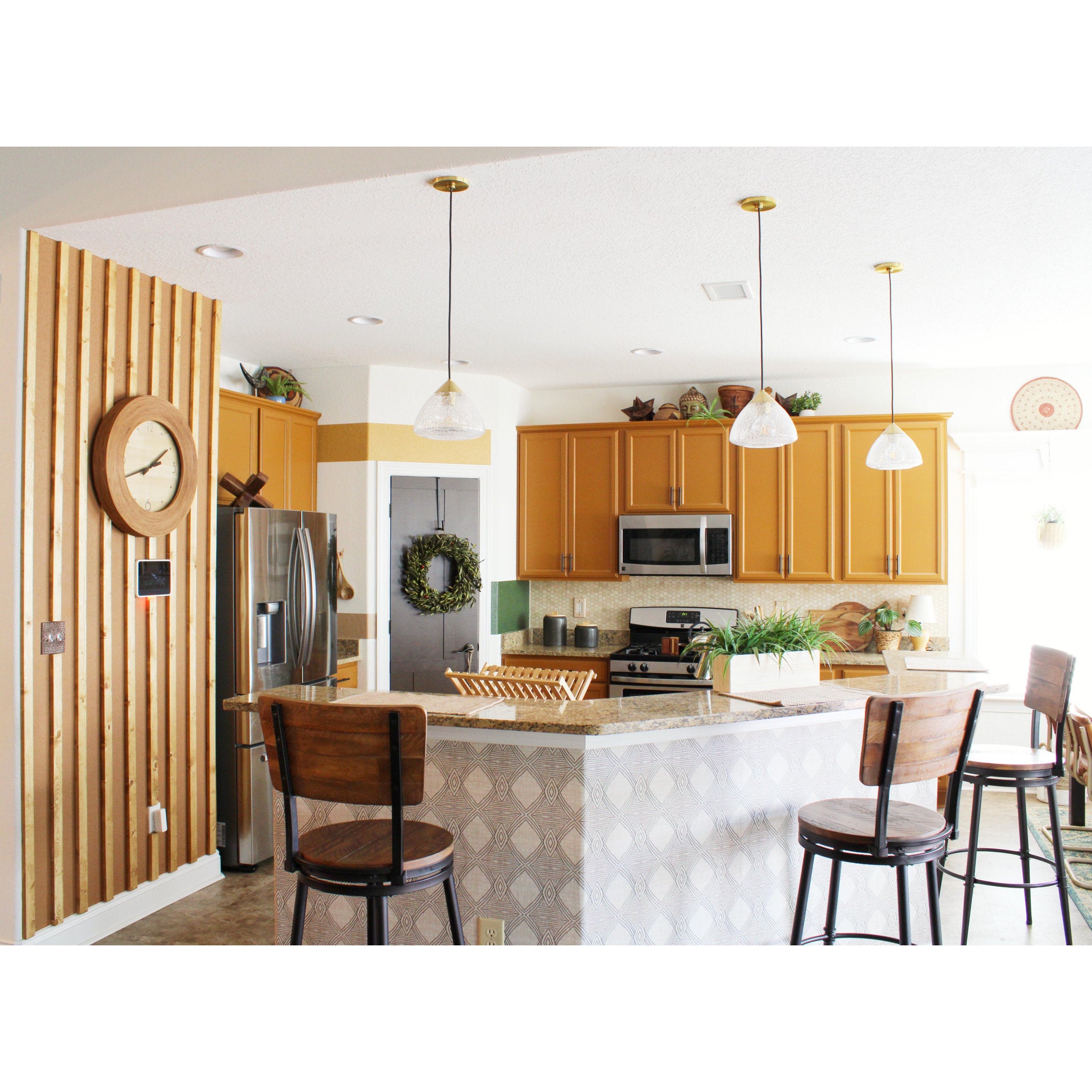 Maya 1-Light Pendant in Aged Brass 9L x 9W x 7H