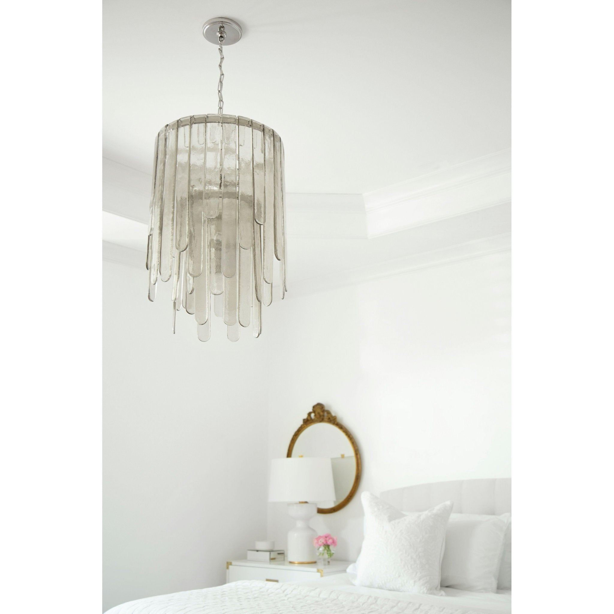 Fenwater 9-Light Chandelier in Polished Nickel 20L x 20W x 35.75H