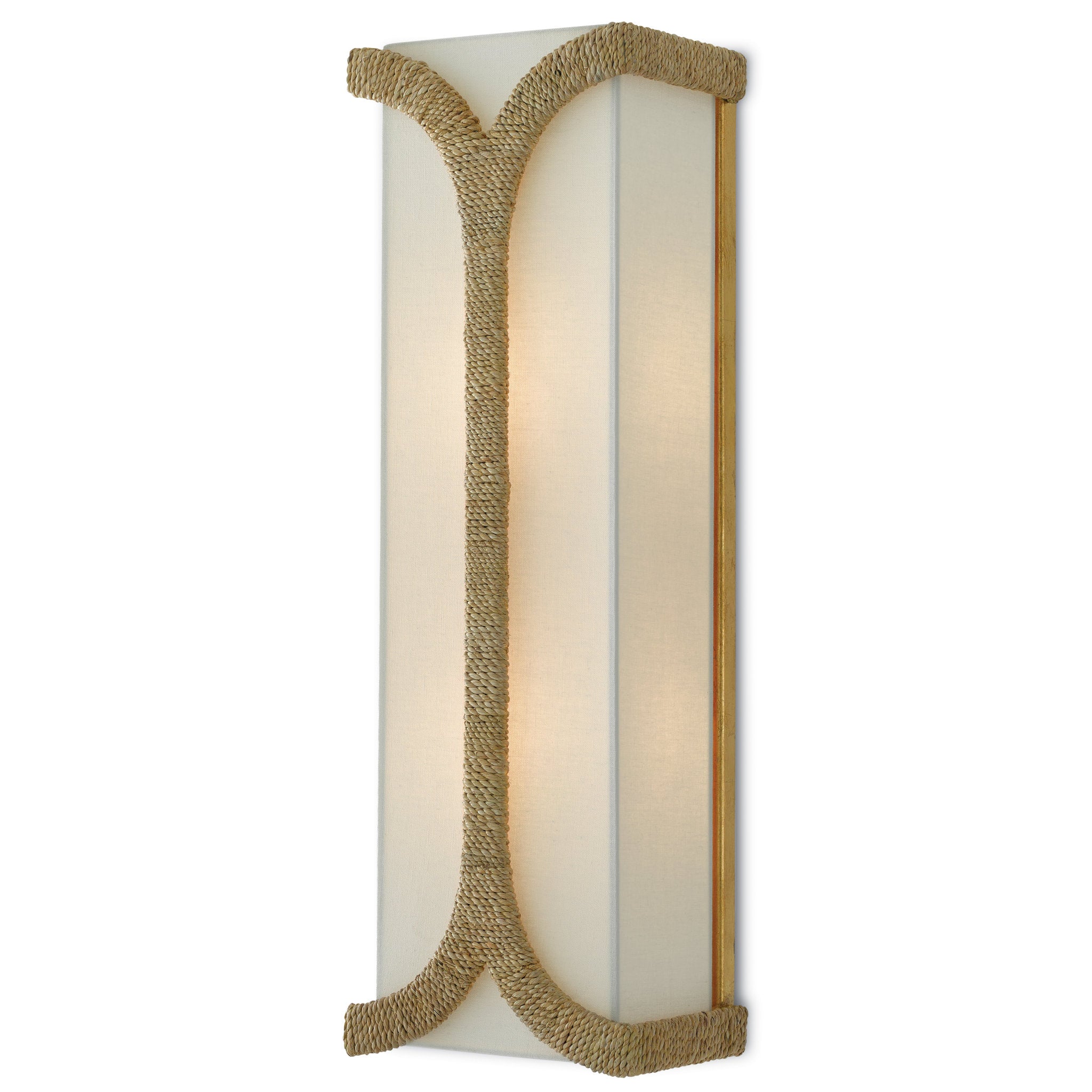 Carthay Natural Wall Sconce - Natural/Dark Contemporary Gold Leaf