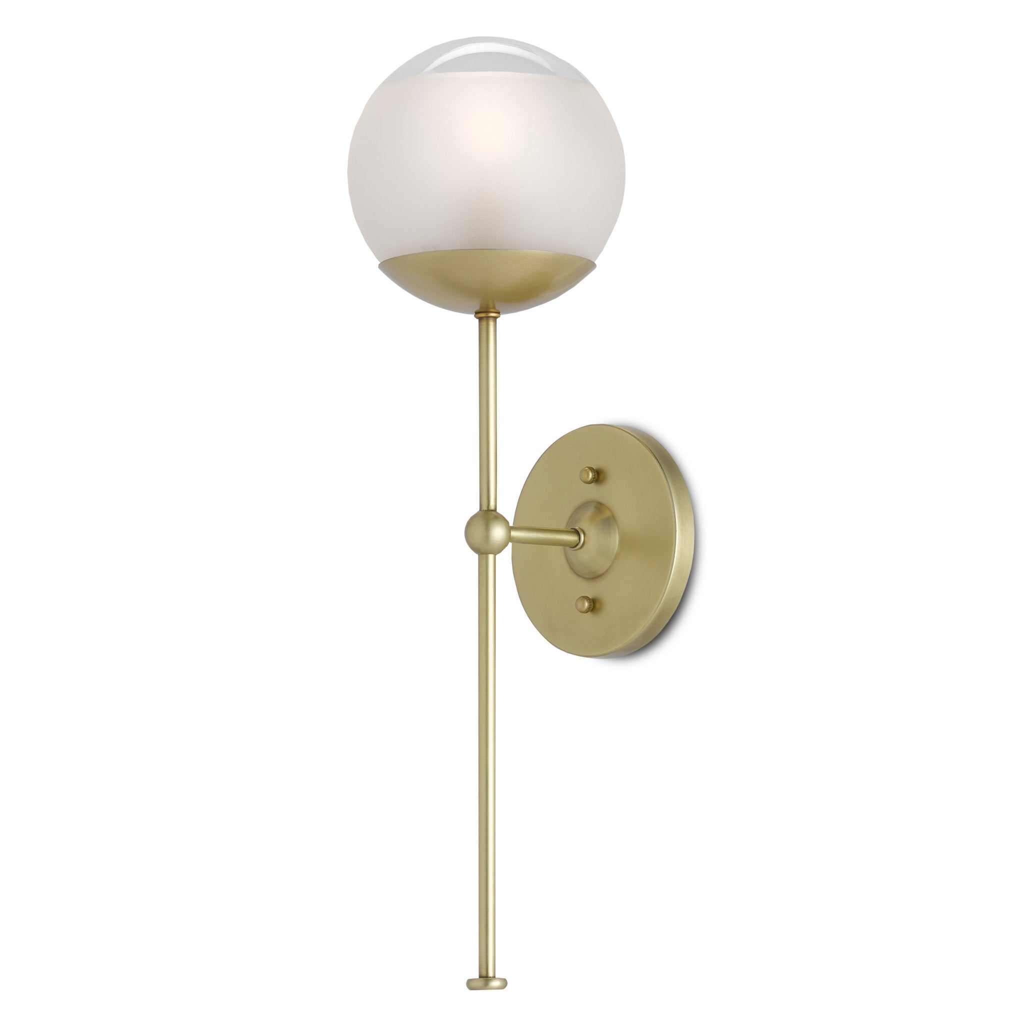 Montview Brass Wall Sconce - Brushed Brass