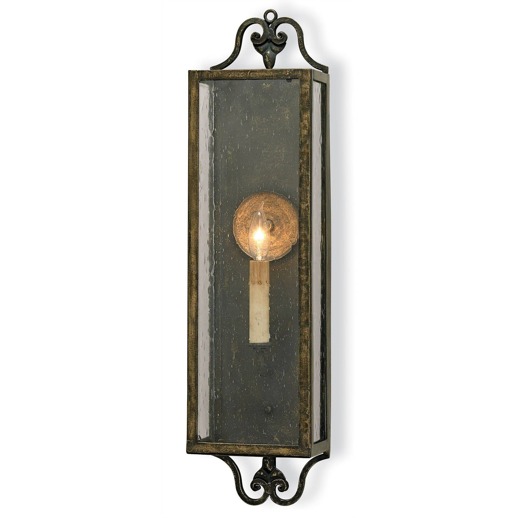 Wolverton Bronze Wall Sconce - Bronze Verdigris
