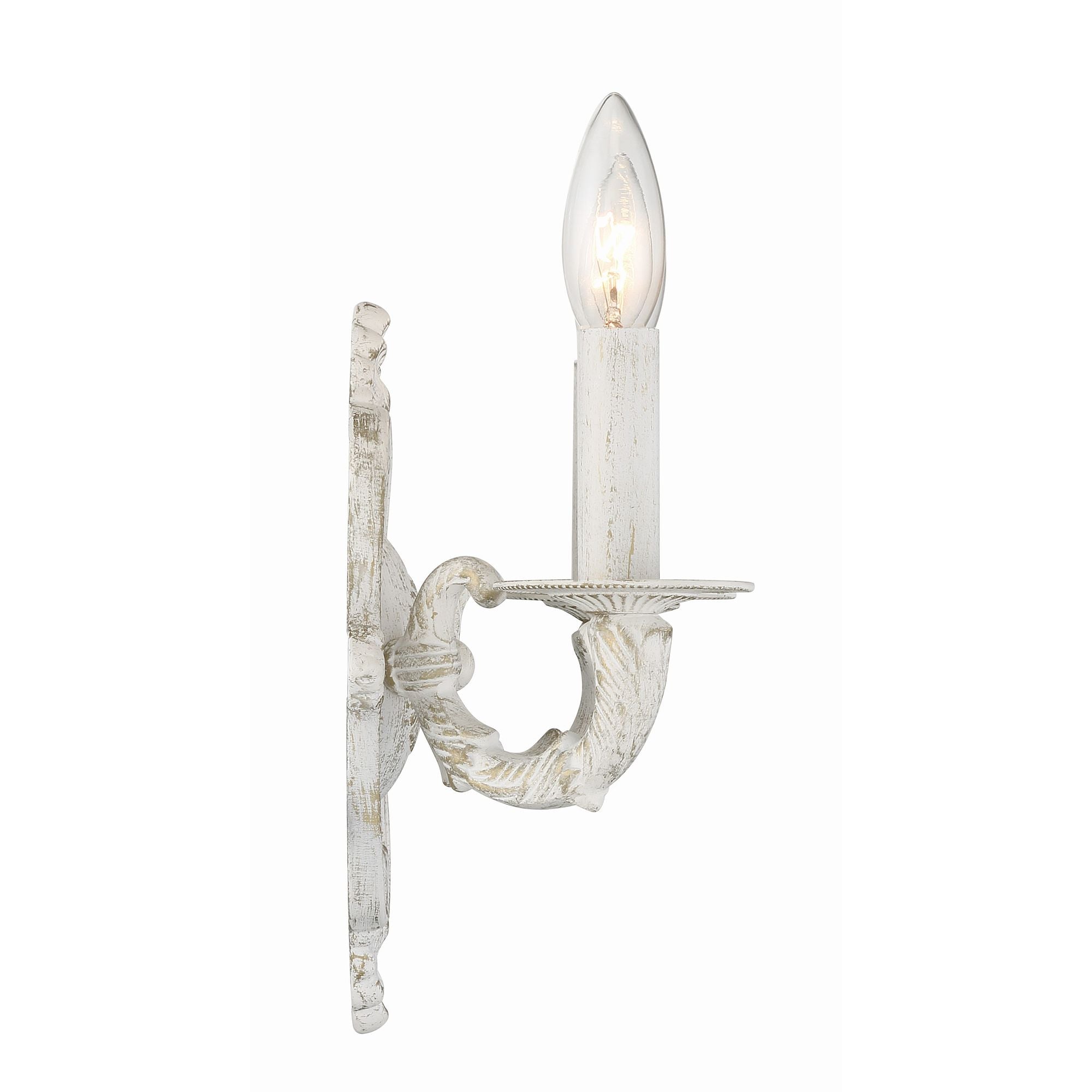 Paris Market 2 Light Antique White Sconce 10"W x 9.5"H x 5"D