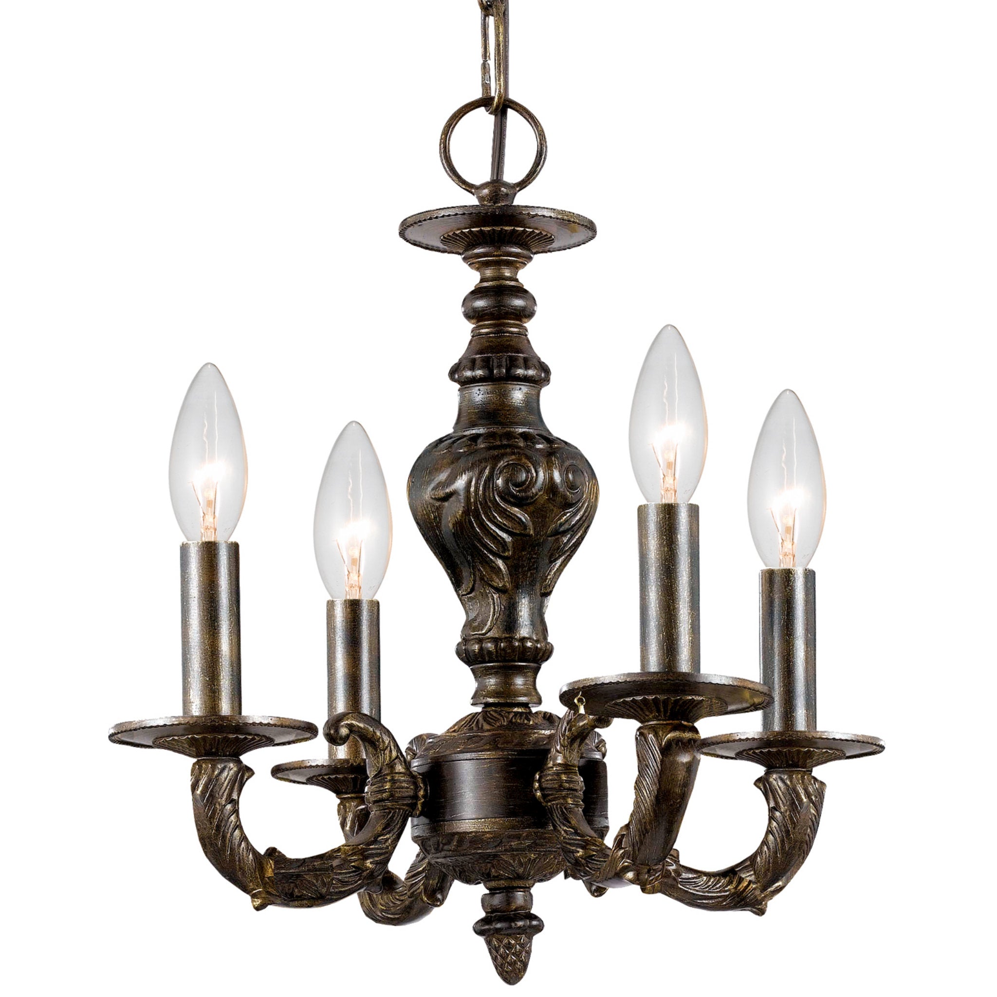Paris Market 13.5'' Venetian Bronze Chandelier Bronze 13.5"W x 14"H x 13.5"D