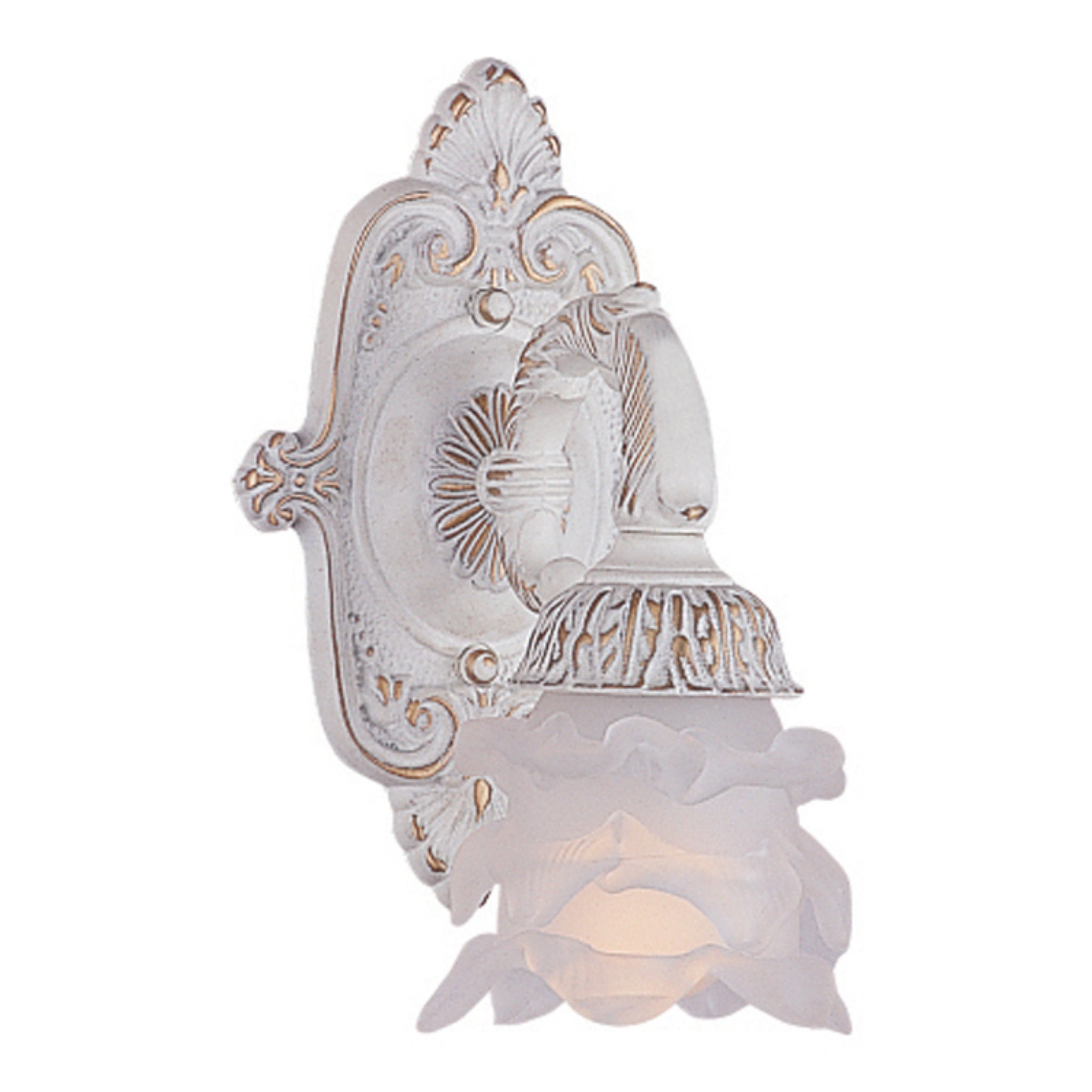 Mayfield 5.25'' Antique White Sconce White 5.25"W x 9.75"H x 6.5"D