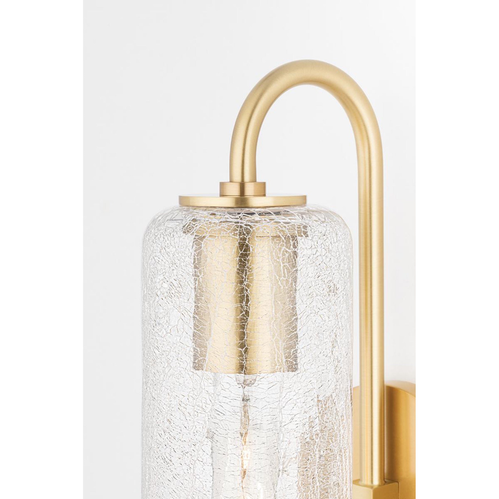 Skye 1-Light Wall Sconce in Polished Nickel 4.75L x 4.75W x 19H