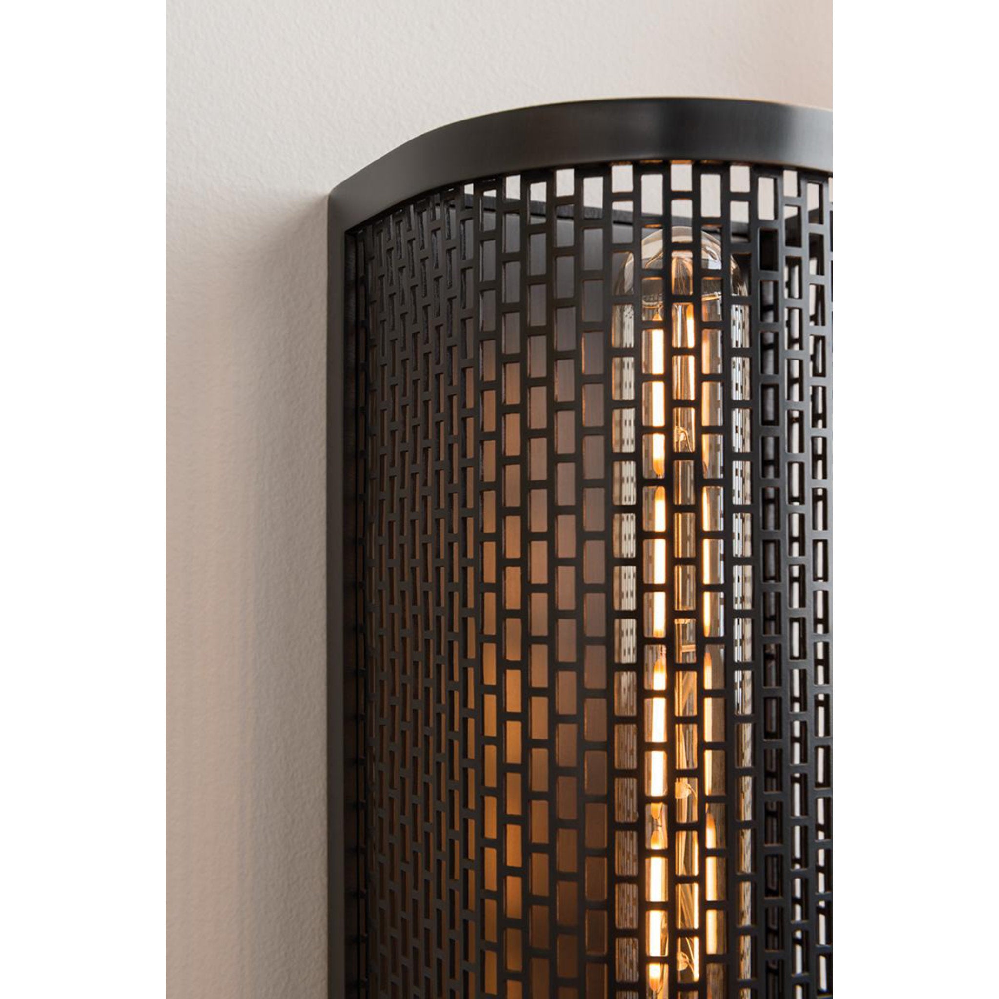 Britt 2-Light Wall Sconce in Aged Brass 4.5L x 4.5W x 23.25H