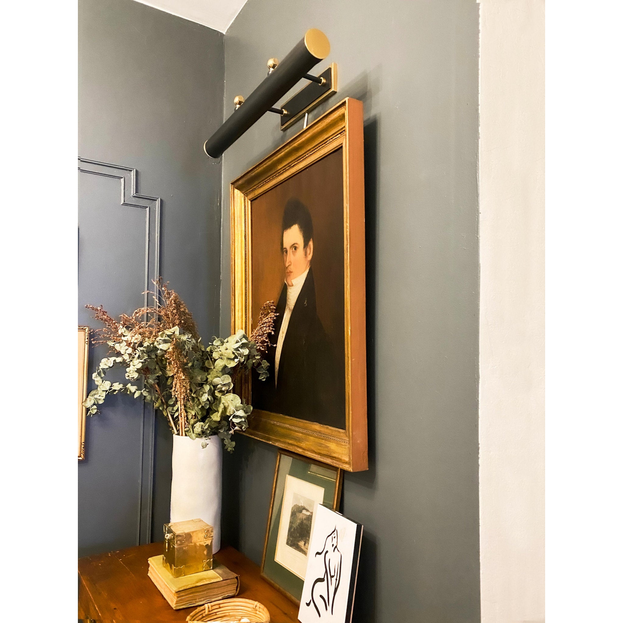 Holly 3-Light Picture Light in Aged Old Bronze 5.5L x 24.25W x 4.75H