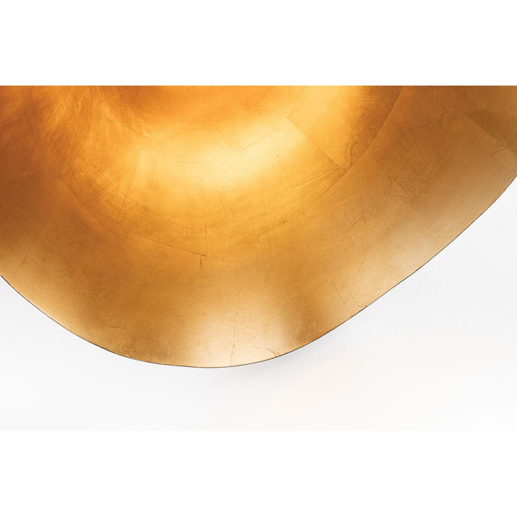 Martini 1-Light Pendant in Gold Leaf/Soft Off White Combo 13L x 13W x 18.5H