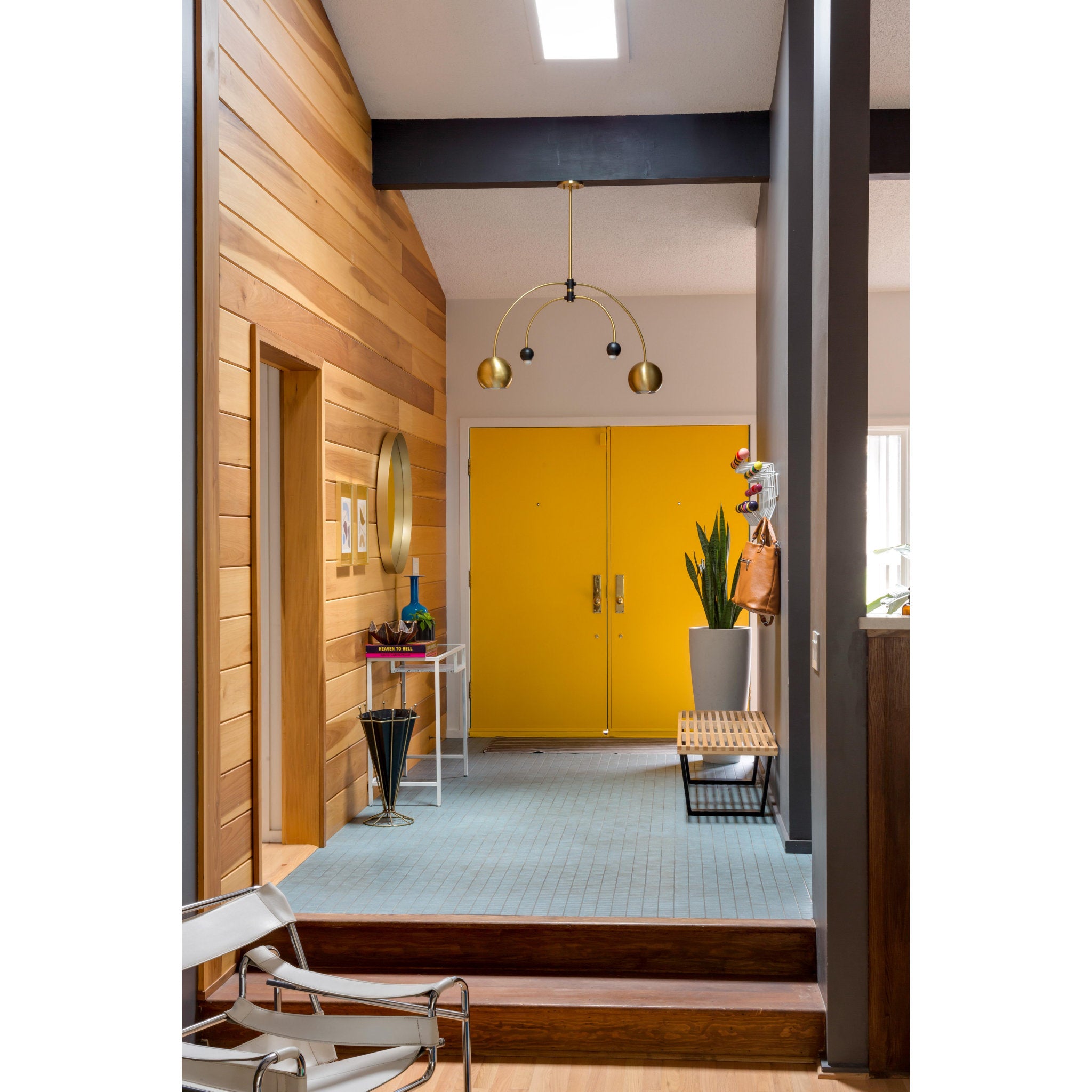 Willow 4-Light Chandelier in Aged Brass/Black 14L x 37.75W x 23H