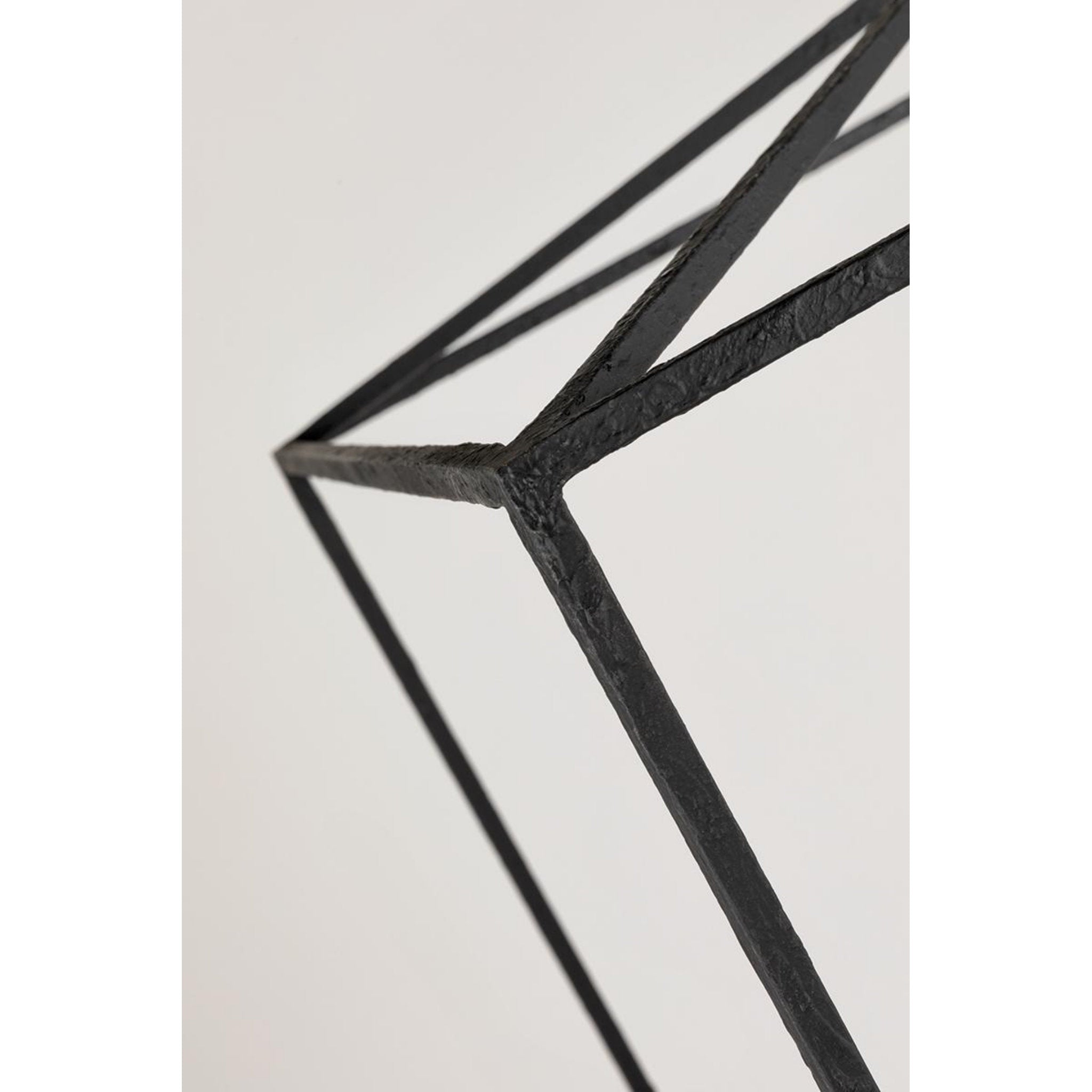 Richie 4-Light Lantern in Aged Brass/Black by Becki Owens 13L x 13W x 24.5H