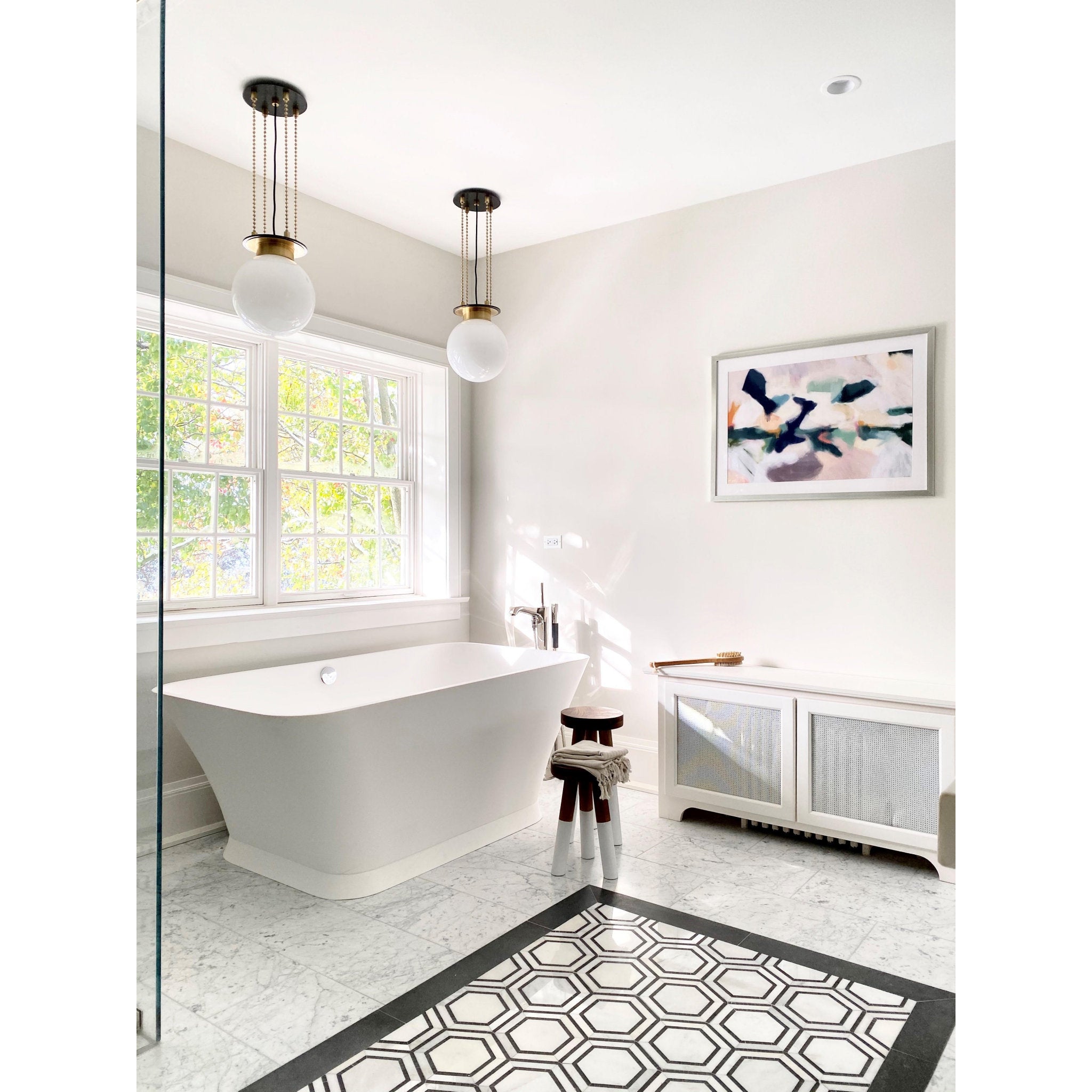 Gunther 1-Light Pendant in Aged Old Bronze 11L x 11W x 12.25H