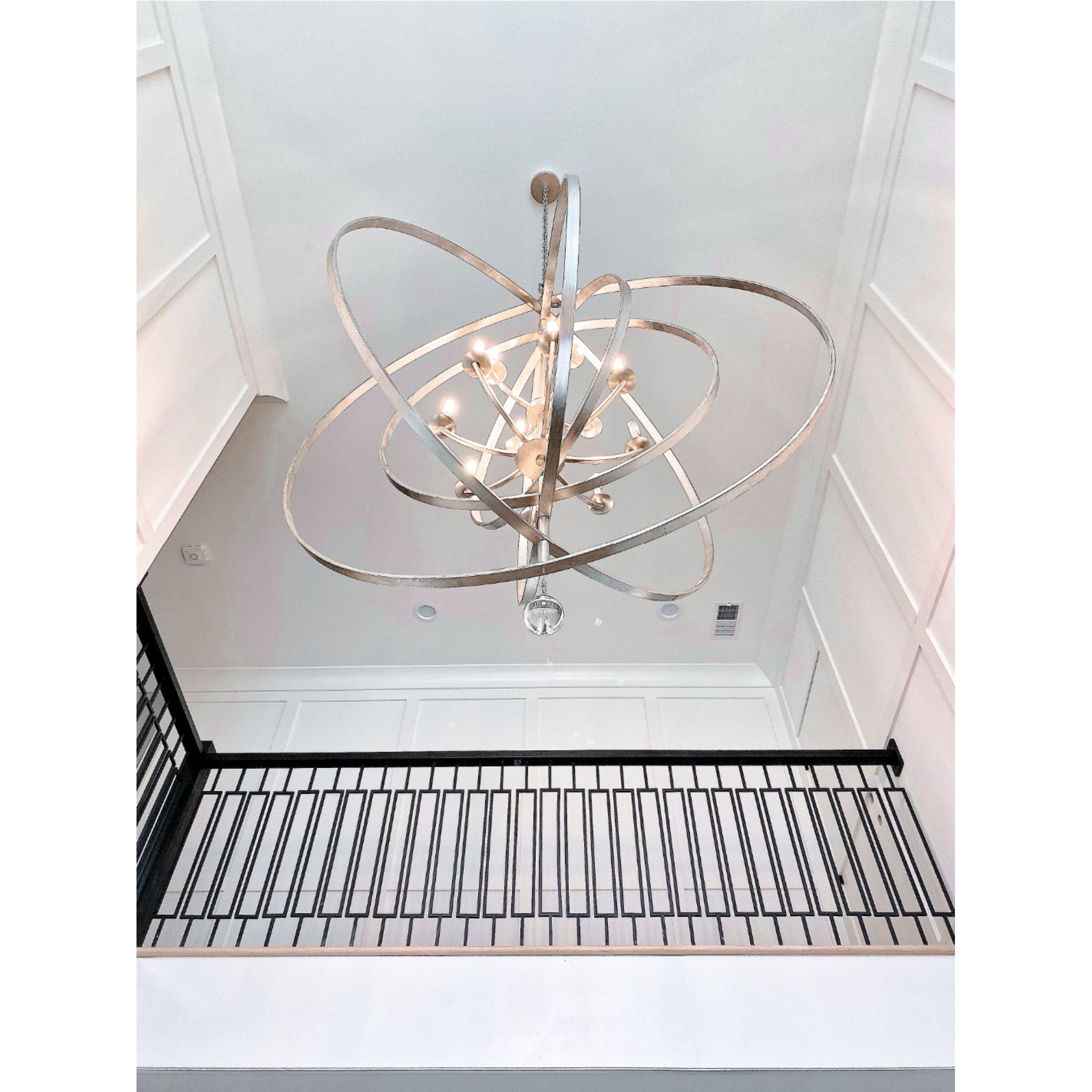 Crystorama 590-SA Luna Chandelier in Antique Silver