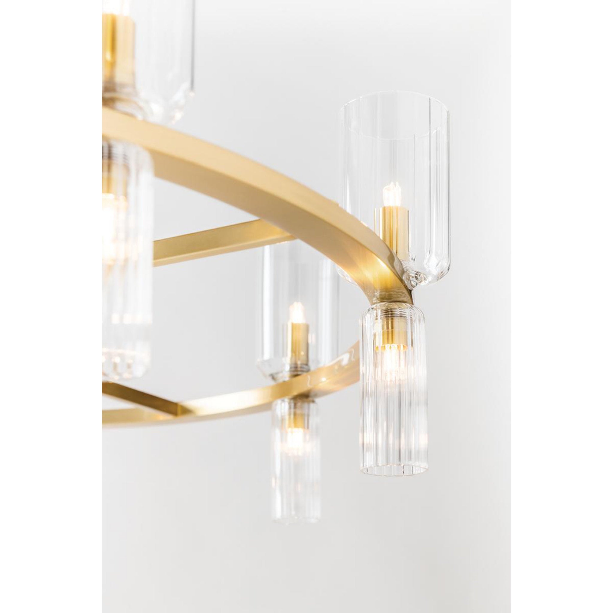 Tabitha 16-Light Chandelier in Polished Nickel 4.75L x 33.75W x 11H