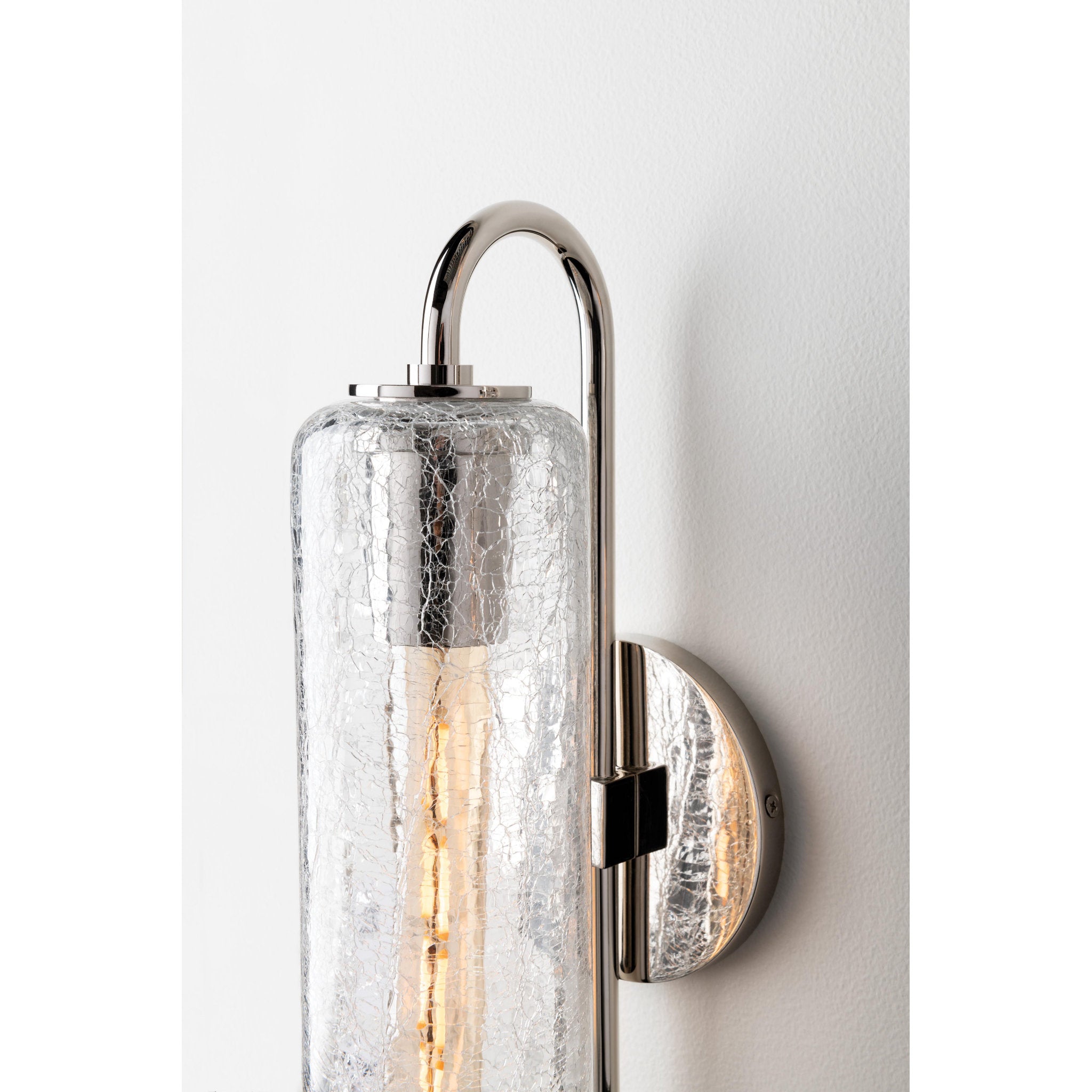 Skye 1-Light Wall Sconce in Aged Brass 4.75L x 4.75W x 19H