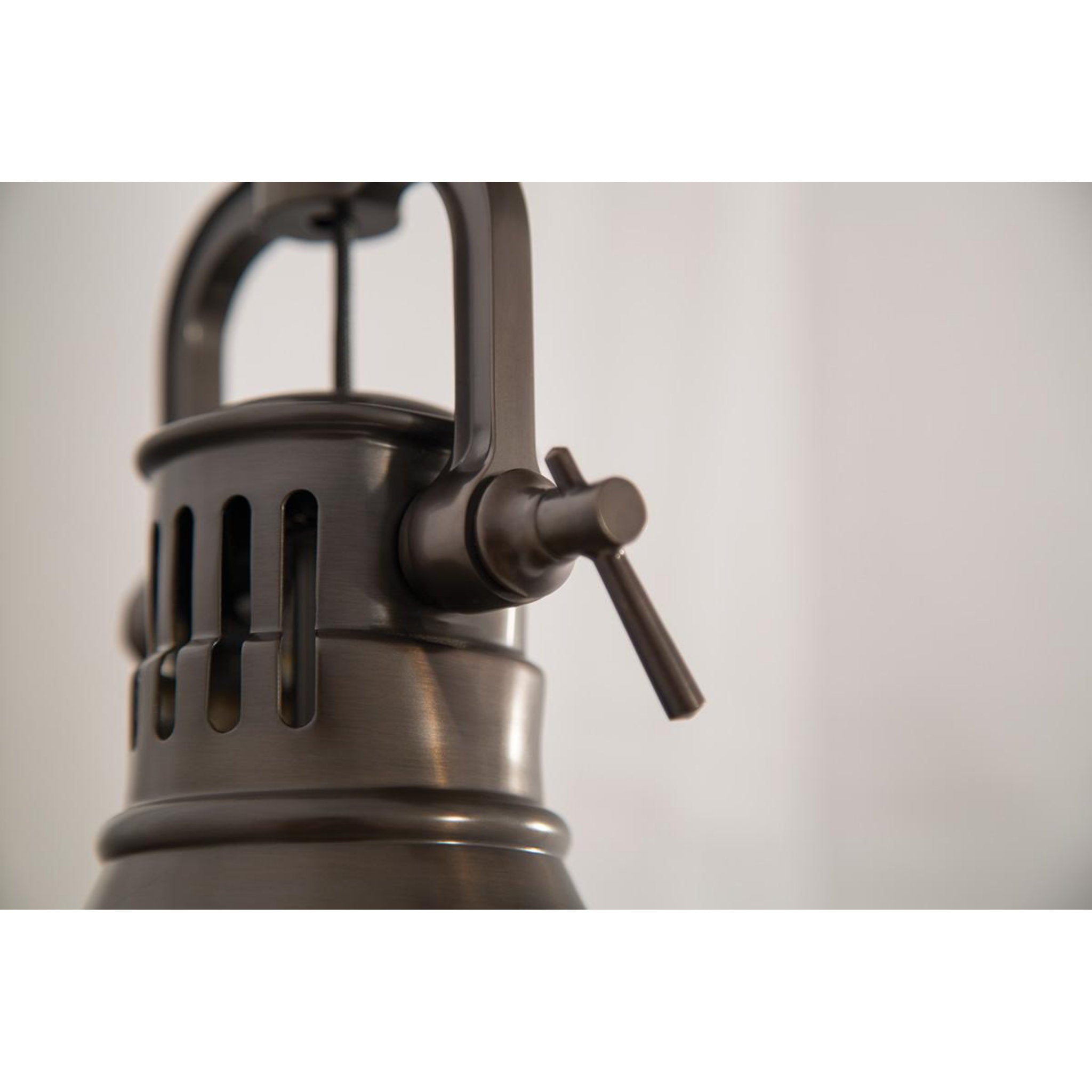 Randolph 1-Light Pendant in Satin Nickel 13L x 13W x 18.5H