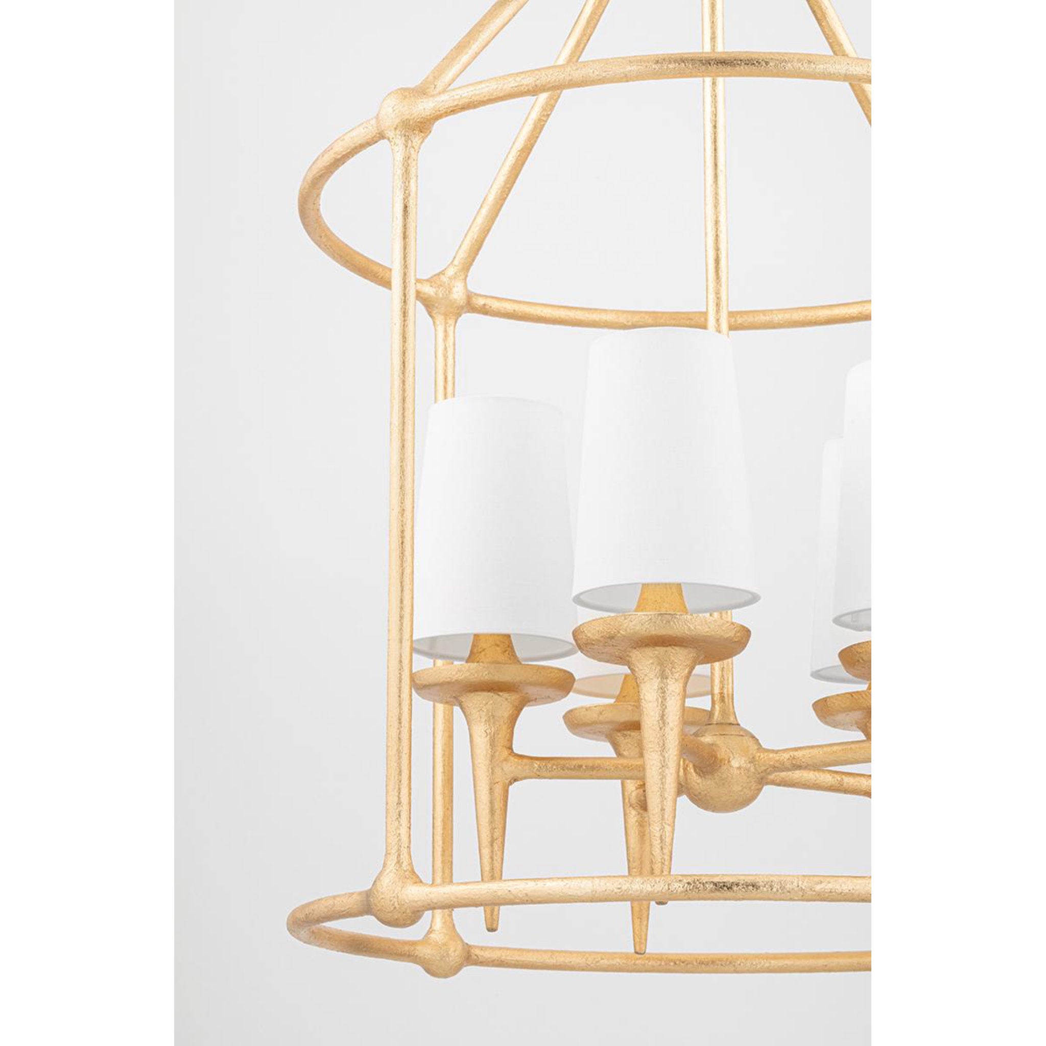 Torch 6-Light Linear in White Plaster 58L x 4.75W x 25.75H