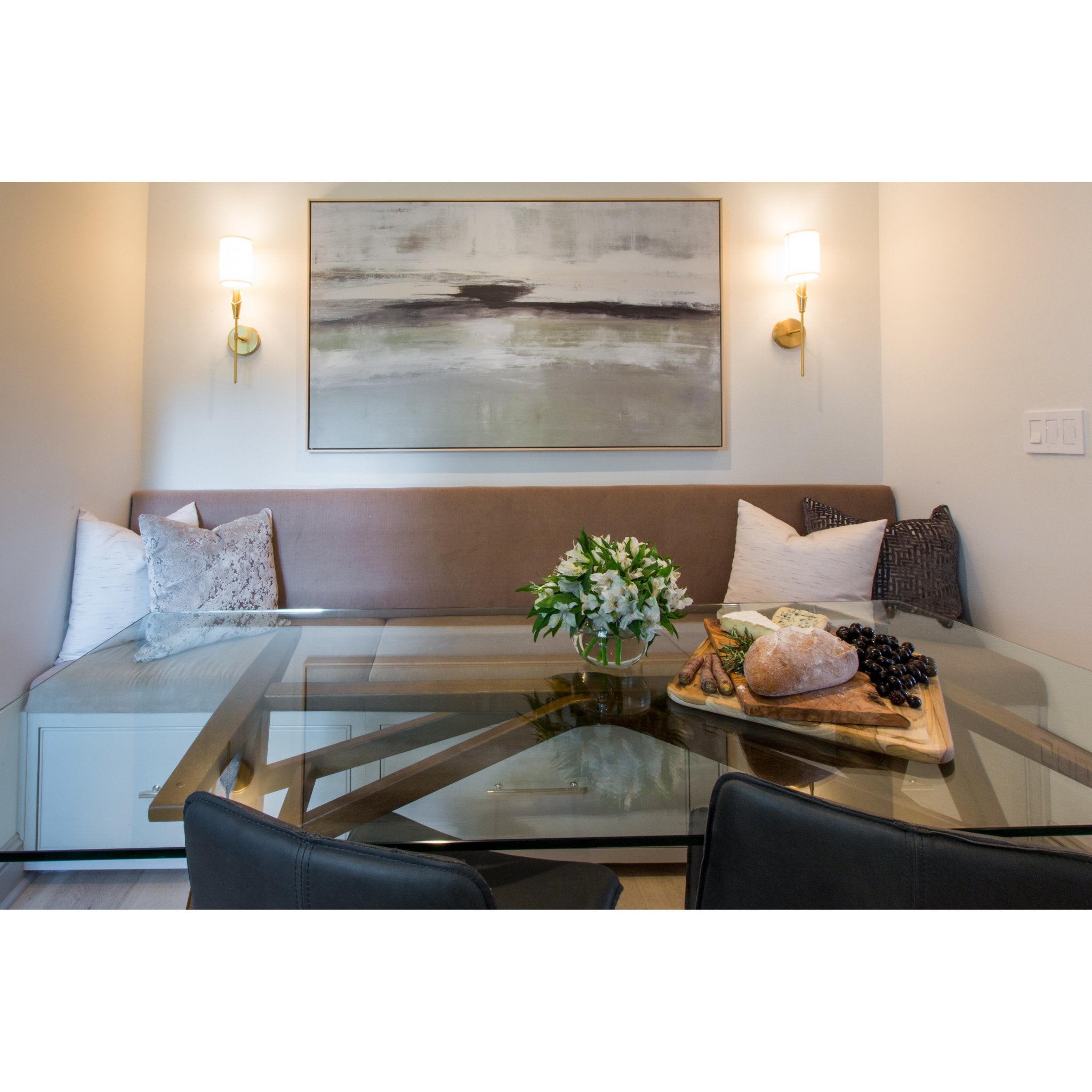 Tate 1-Light Wall Sconce in Aged Brass 4.75L x 4.75W x 19.75H