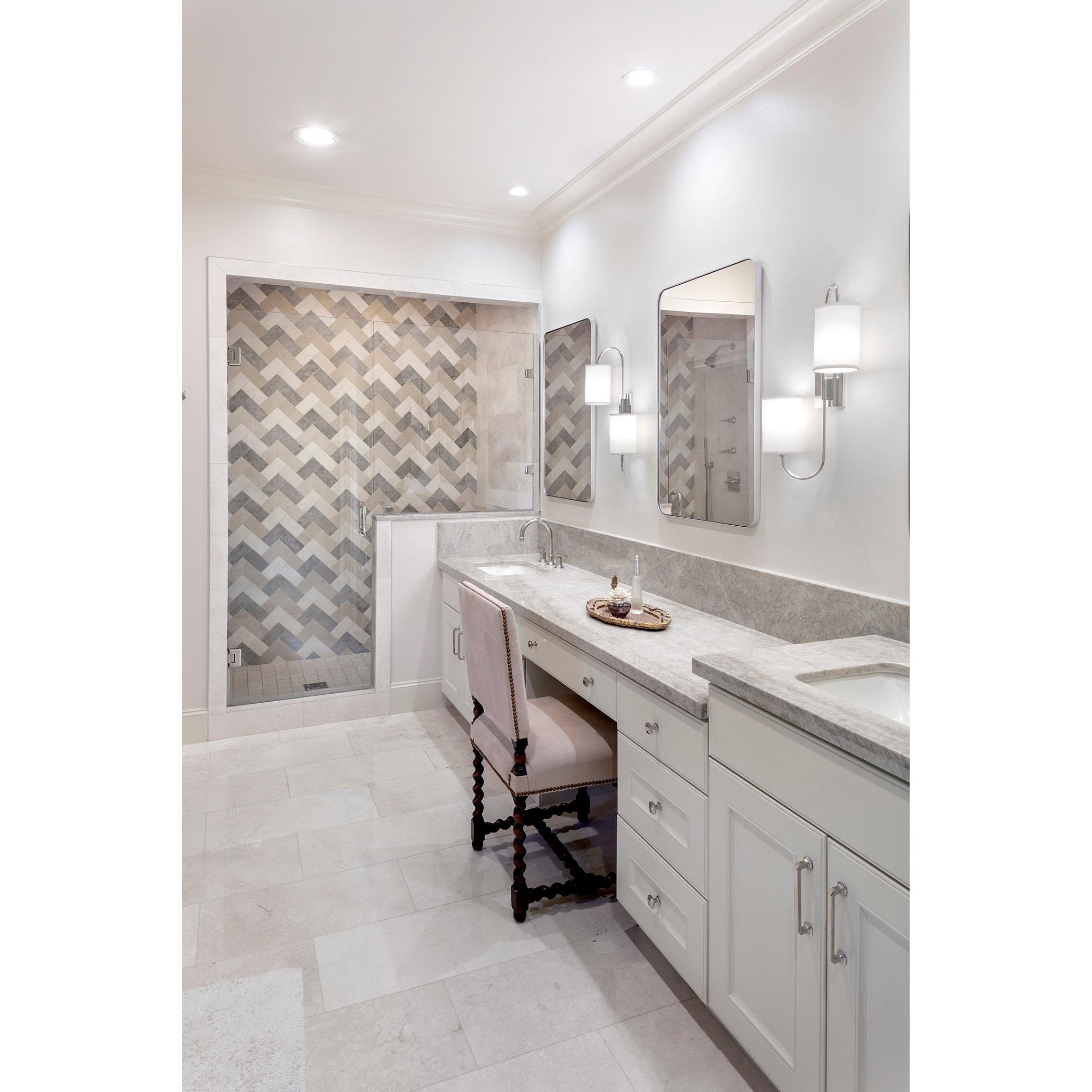 Junius 2-Light Wall Sconce in Polished Nickel 11.75L x 11.75W x 22H