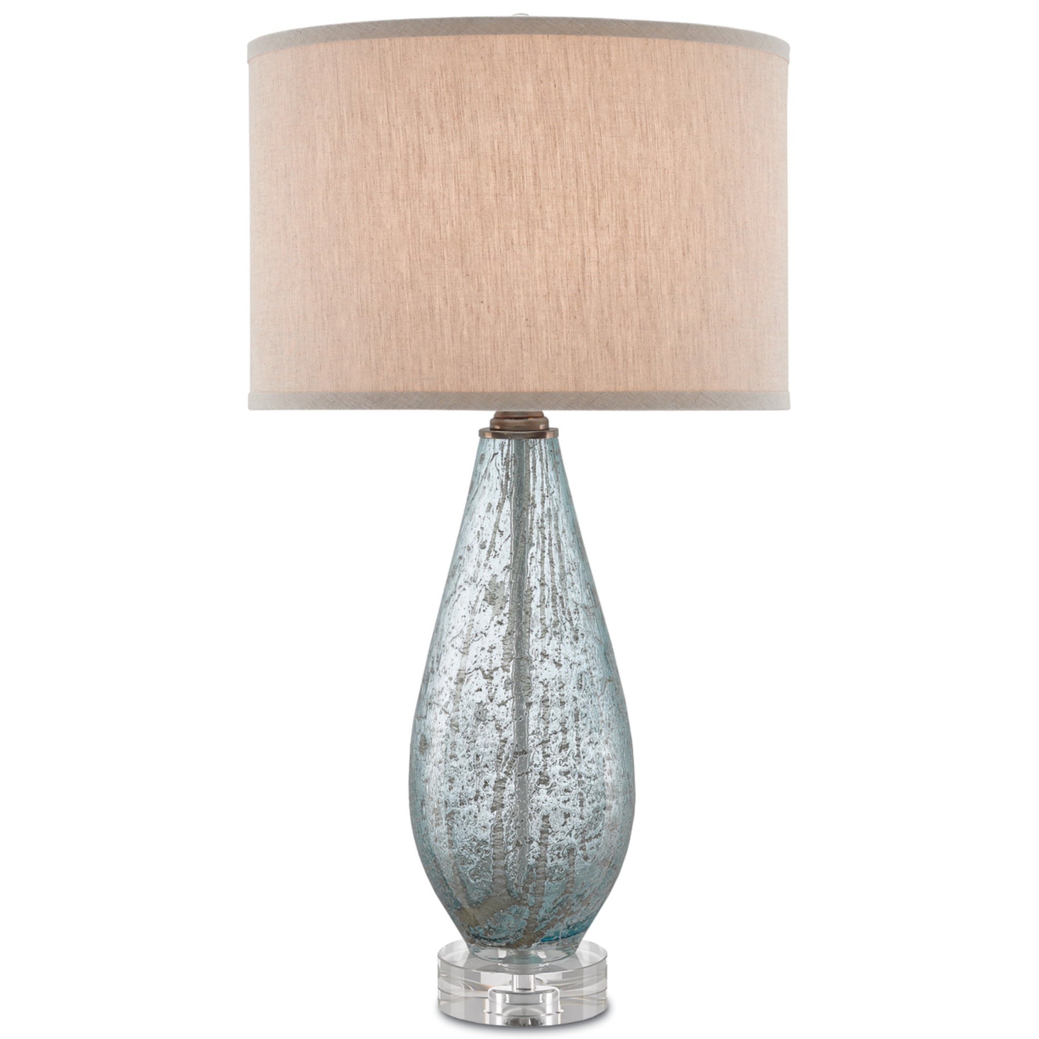 Optimist Blue Table Lamp - Pale Blue Speckle