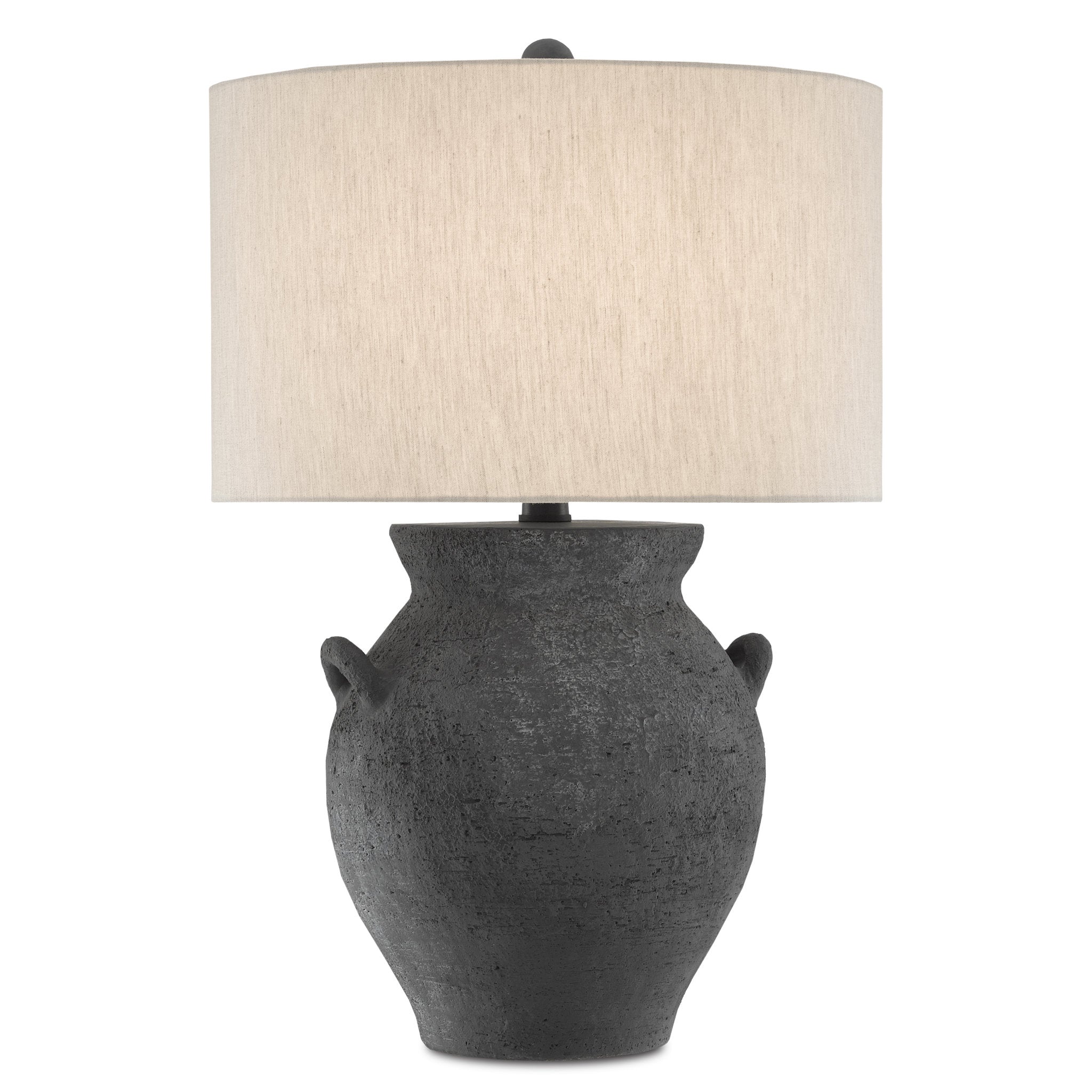 Anza Black Table Lamp - Black Ash/Satin Black
