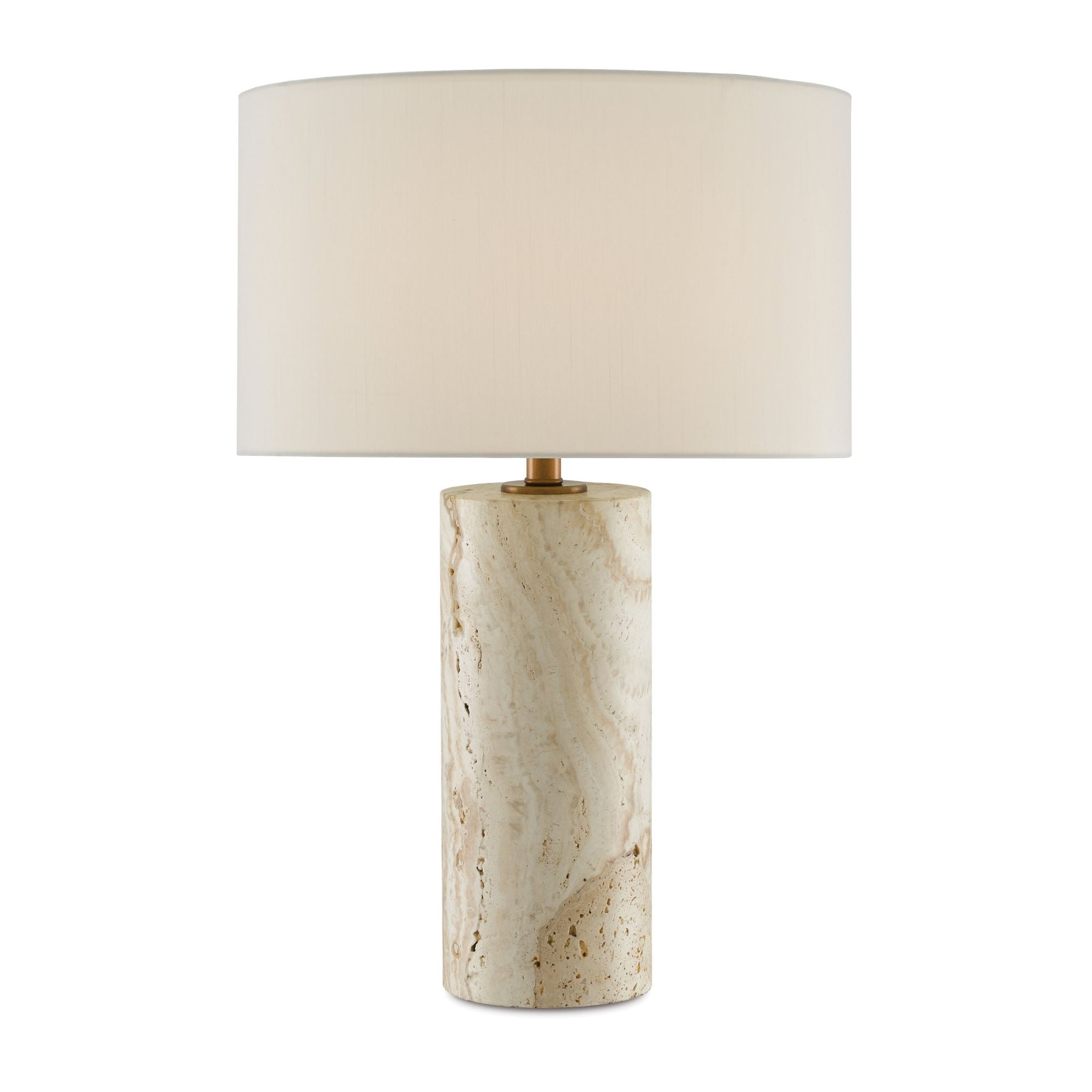Vespera Marble Table Lamp - Antique Brass