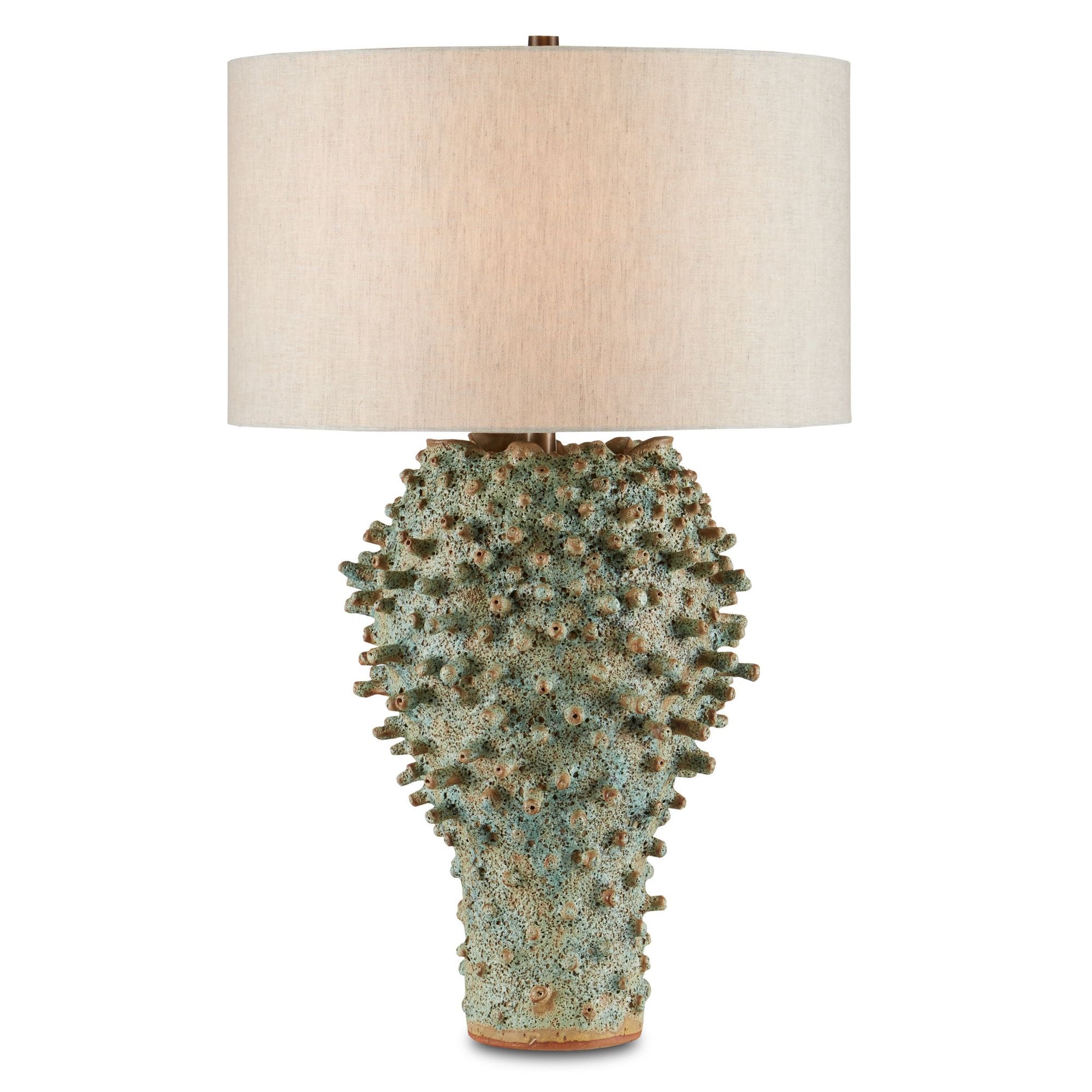 Sea Urchin Green Table Lamp - Sunken Green