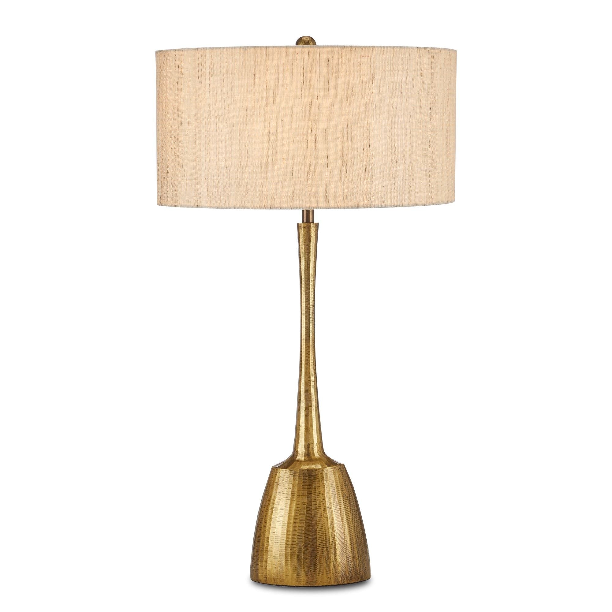 Cheenee Brass Table Lamp - Antique Brass